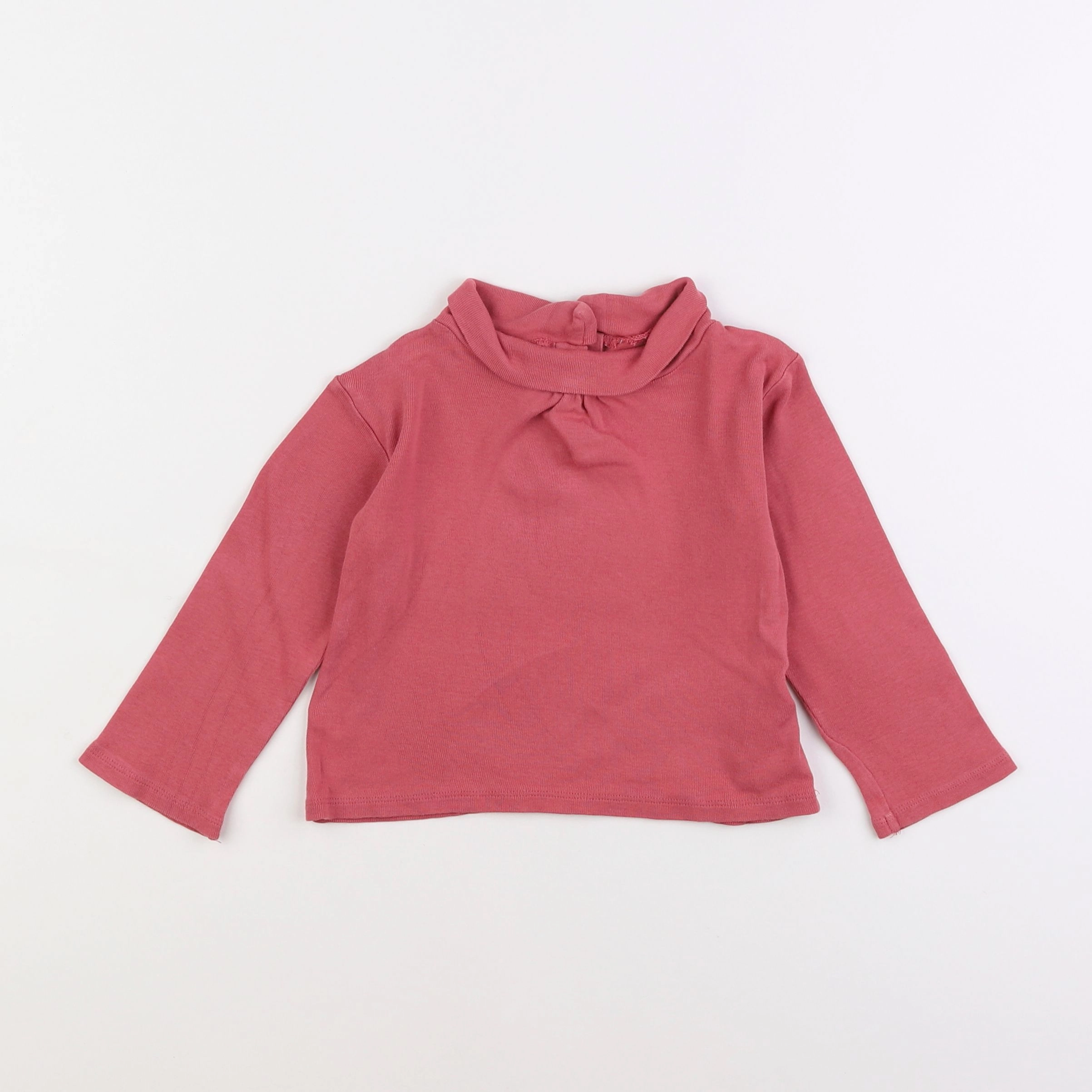 Vertbaudet - sous-pull rose - 2 ans