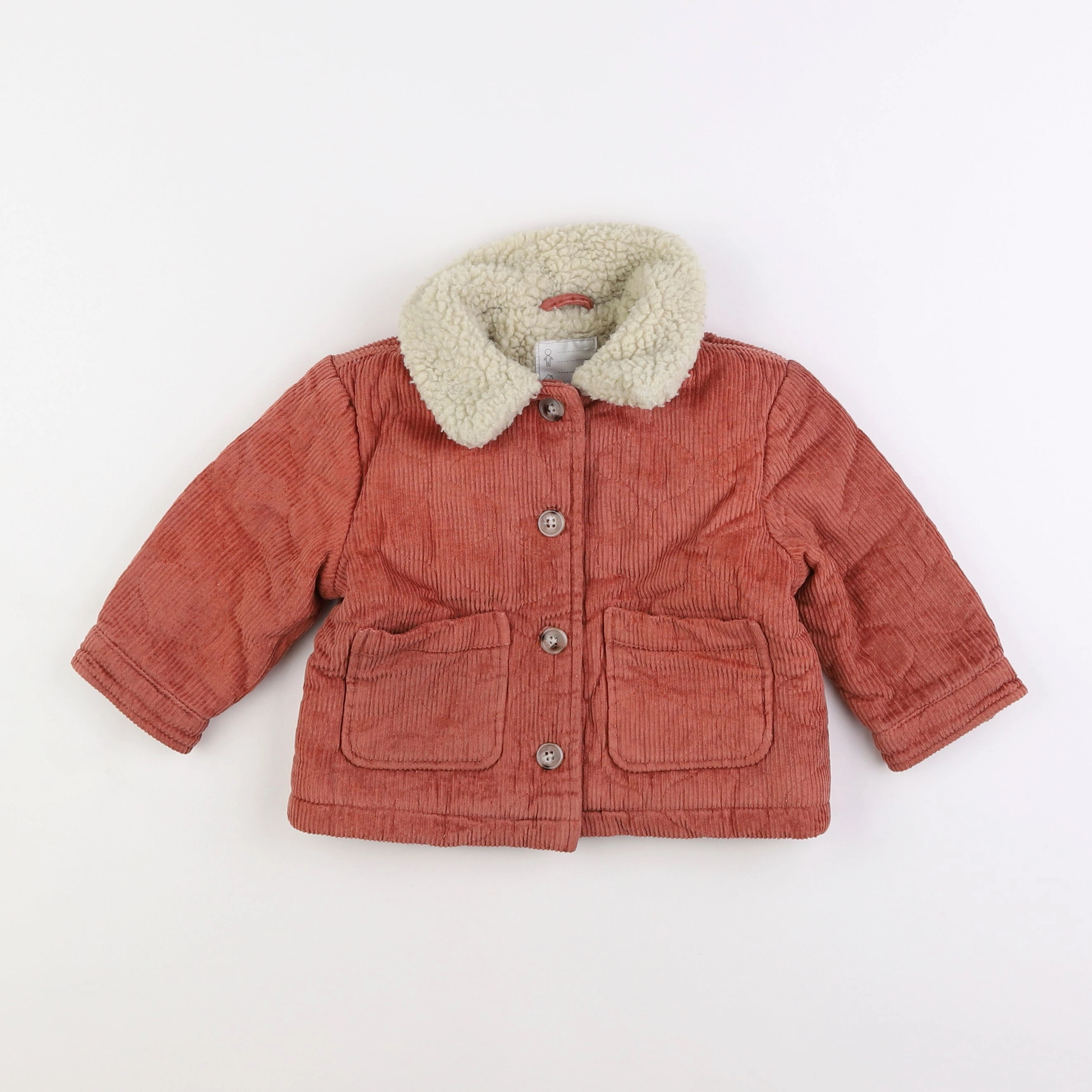 Vertbaudet - veste rose - 3 ans