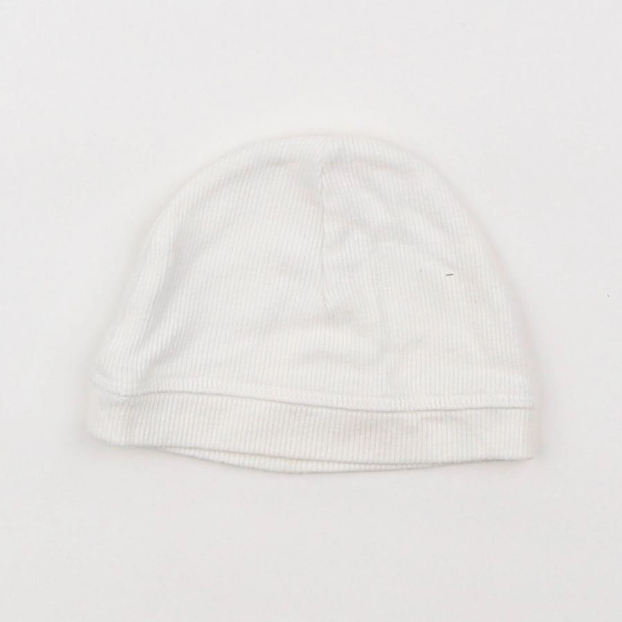 Bonton - bonnet de naissance blanc - Prématuré à 1 mois