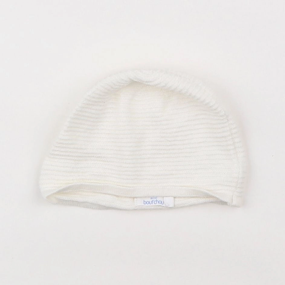 Boutchou - bonnet de naissance blanc - Prématuré à 3 mois