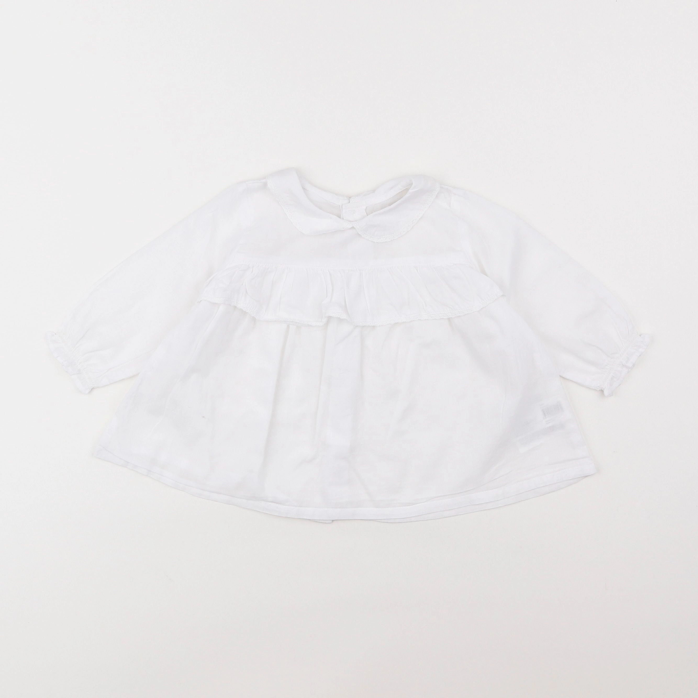 Boutchou - blouse blanc - 12 mois