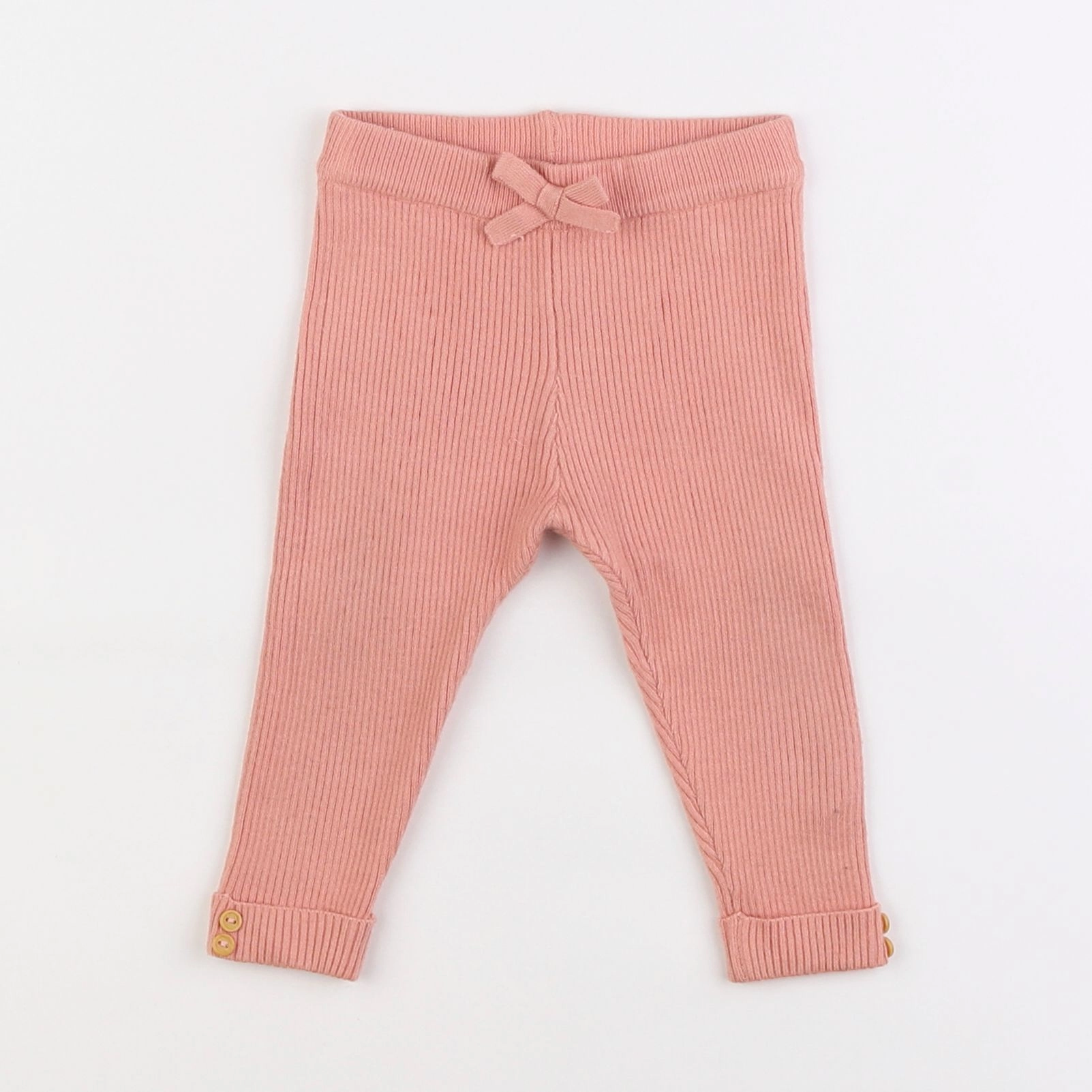 Vertbaudet - legging rose - 6/9 mois