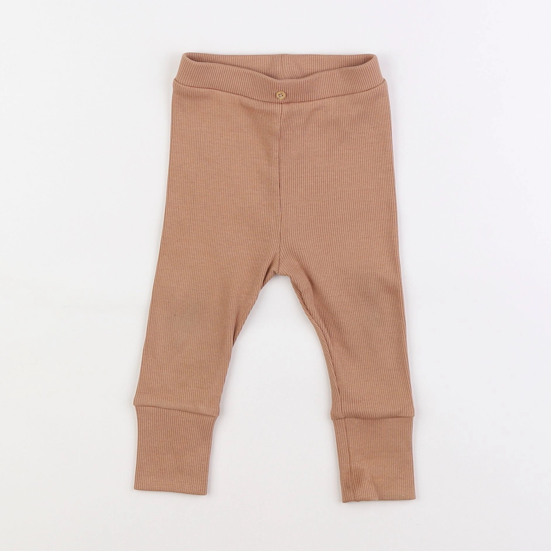 Vertbaudet - legging marron - 9 mois