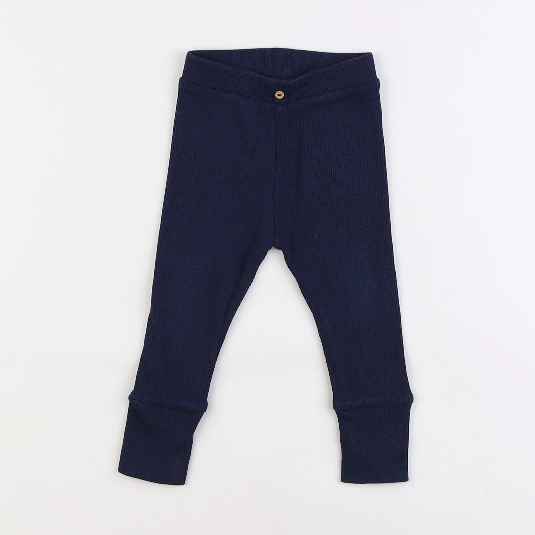 Vertbaudet - legging bleu - 9 mois