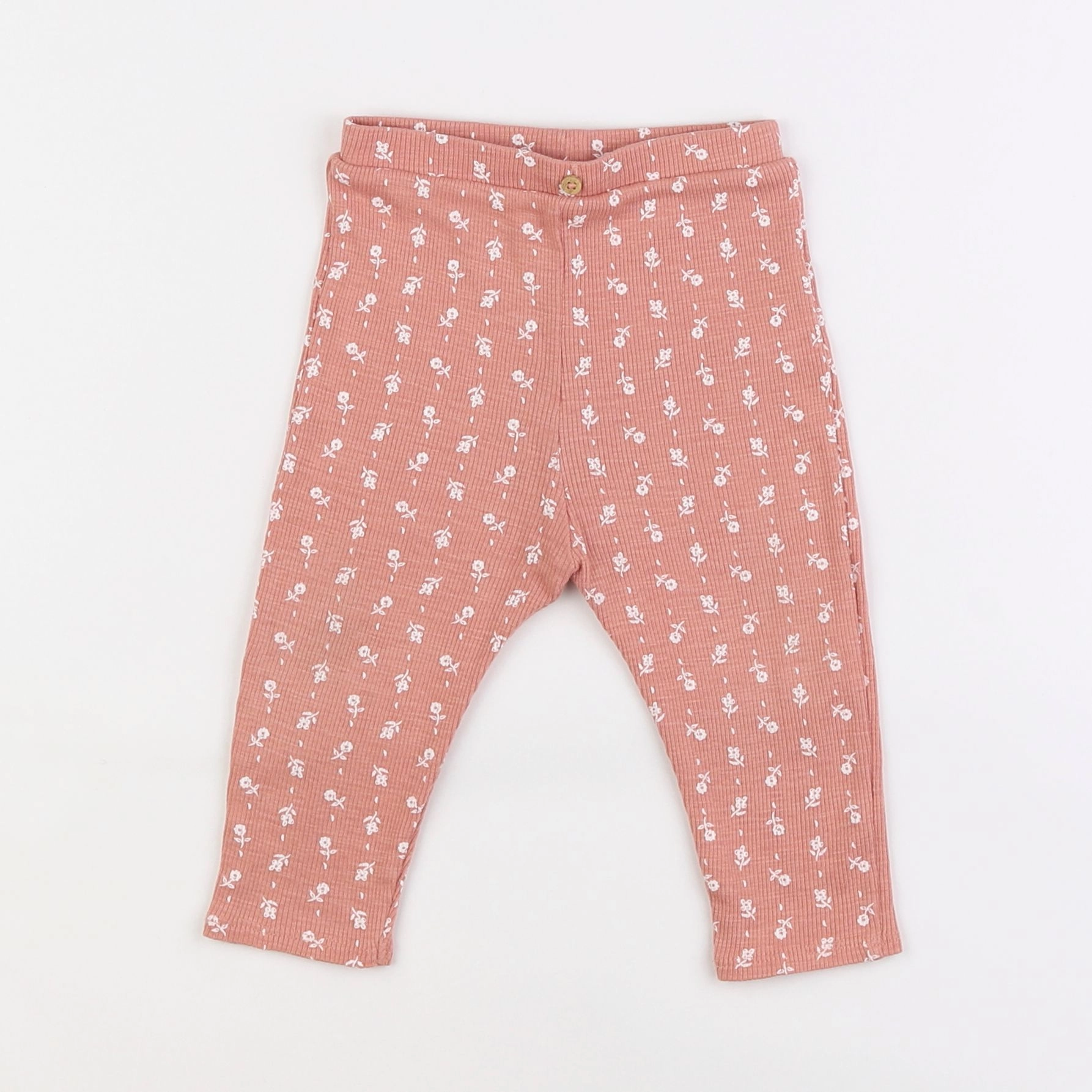 Vertbaudet - legging rose - 12 mois