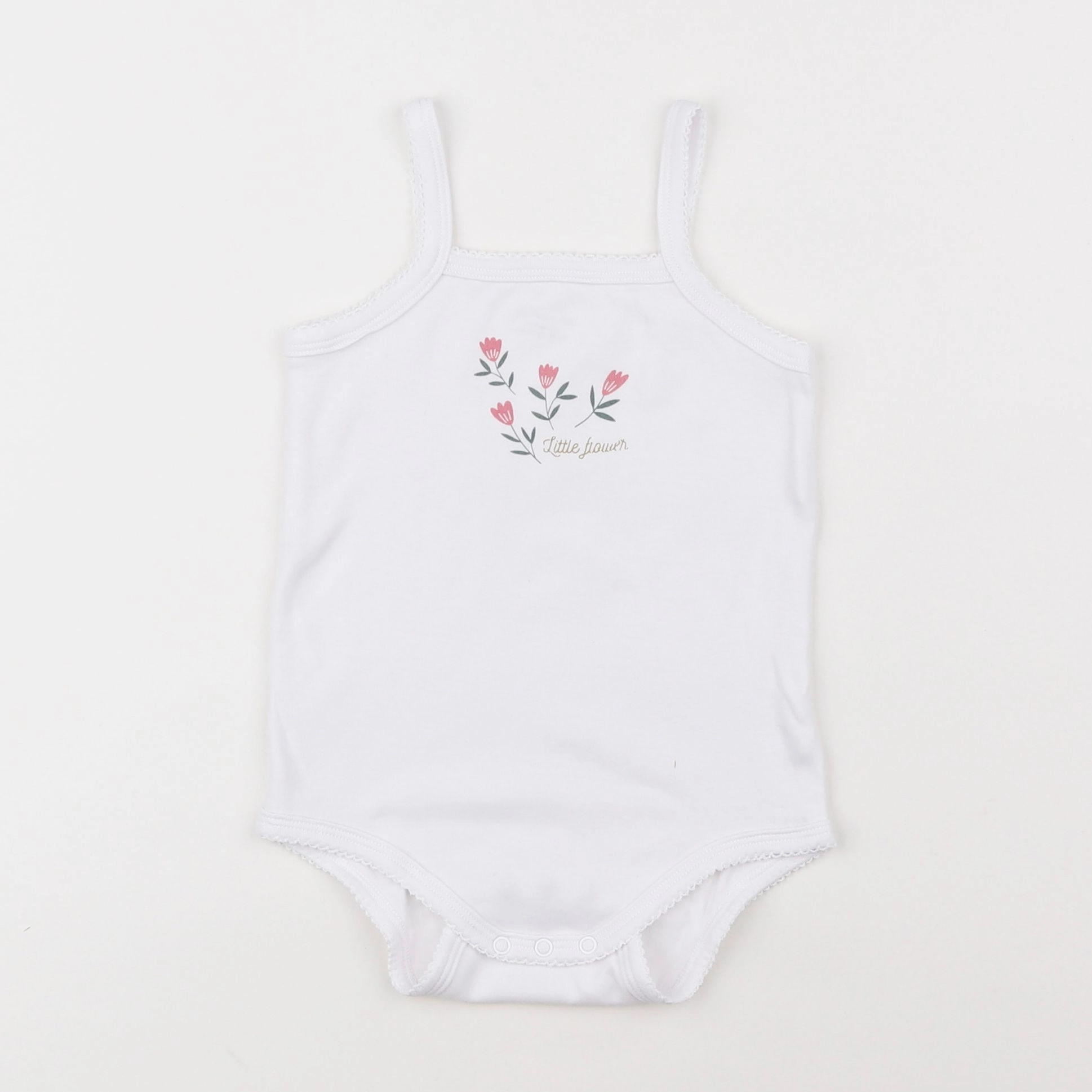 Vertbaudet - body blanc - 2 ans