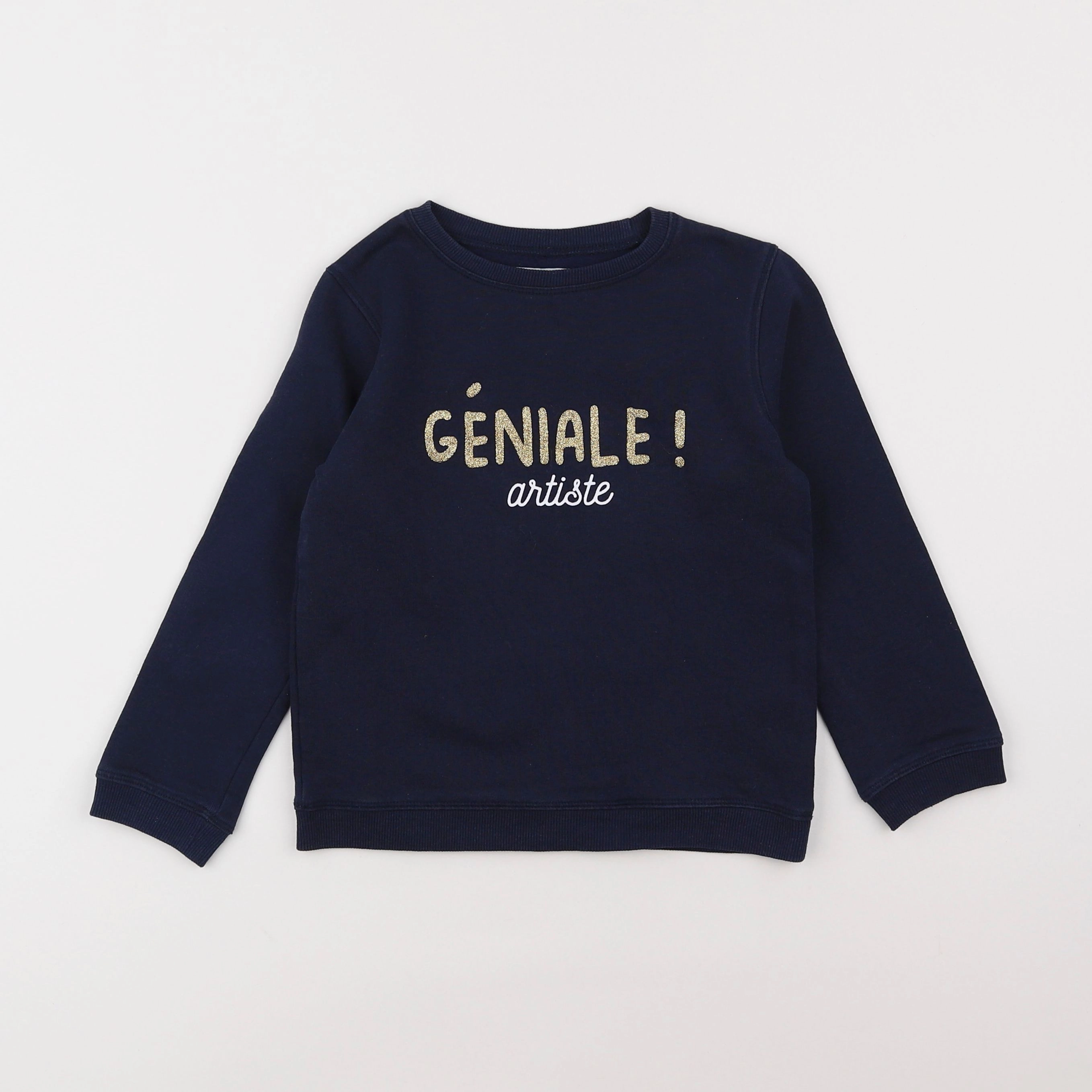 Vertbaudet - sweat bleu - 5 ans