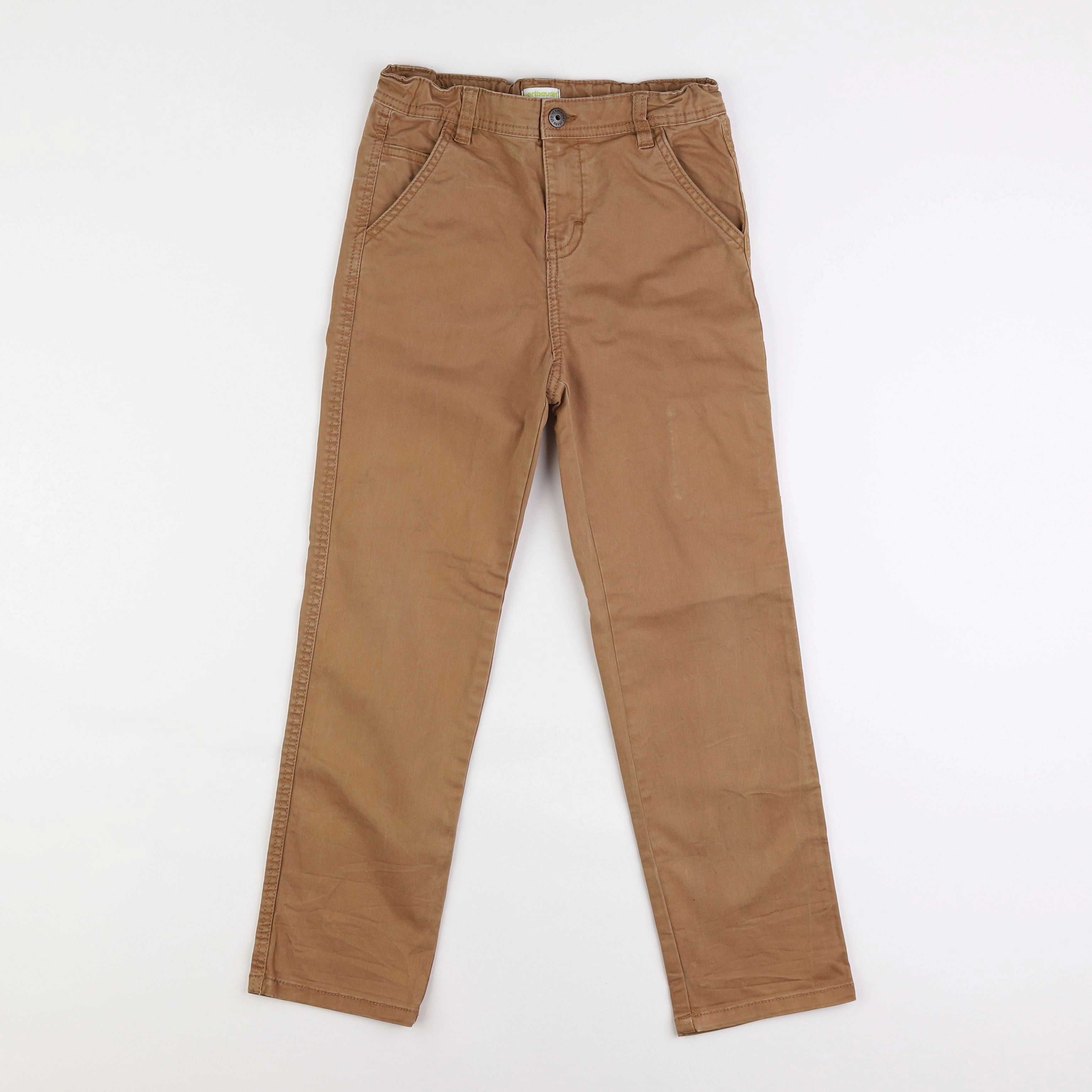 Vertbaudet - pantalon marron - 10 ans