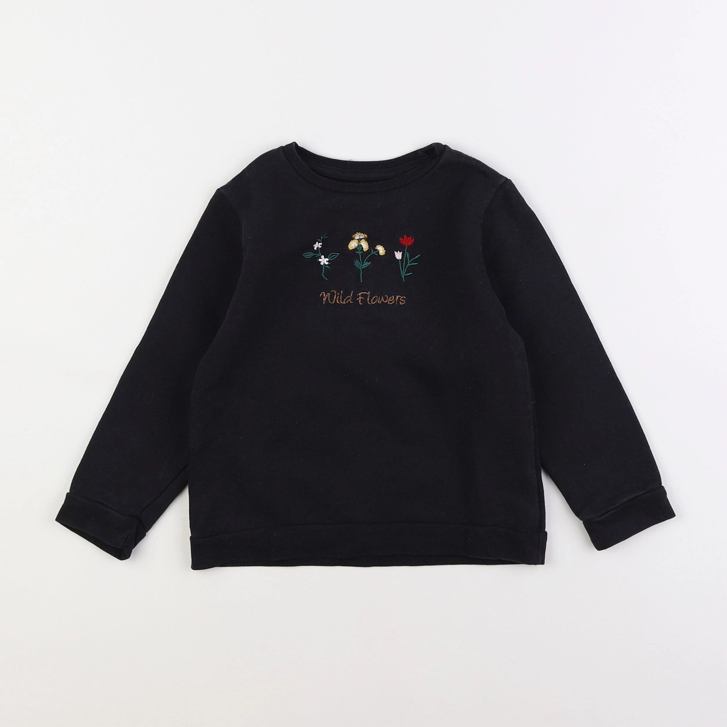 Vertbaudet - sweat bleu - 6 ans