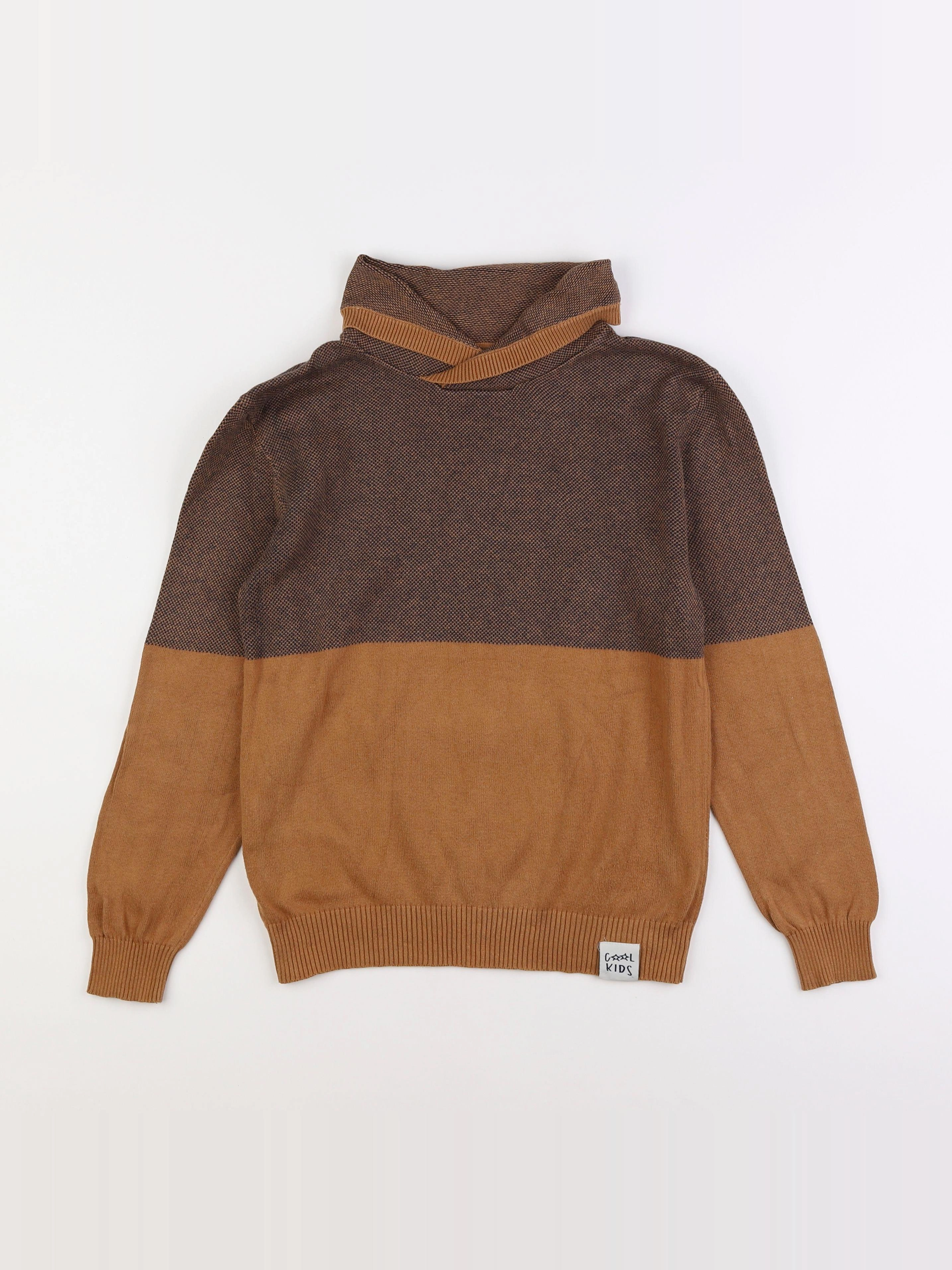 Vertbaudet - pull marron - 12 ans