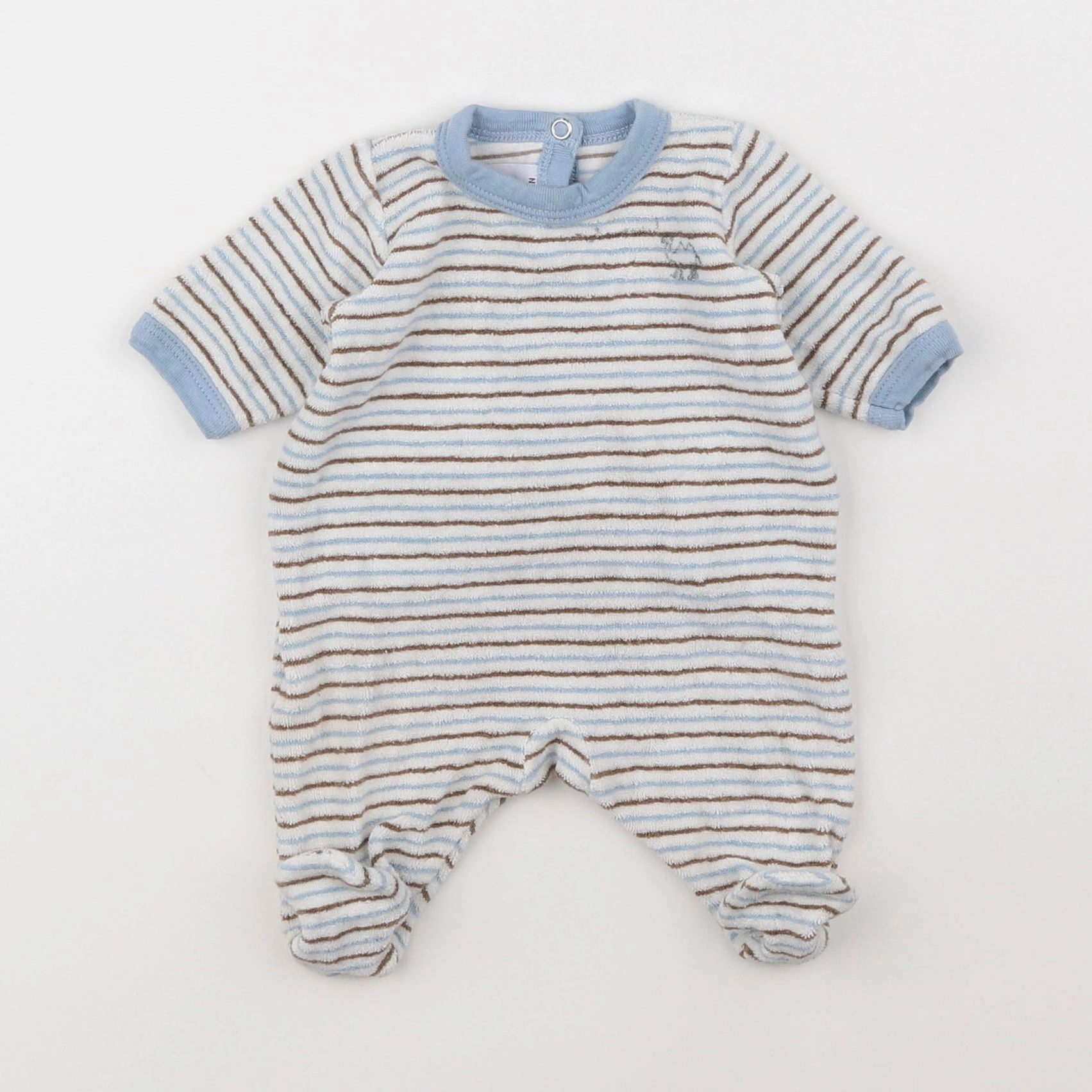 Petit Bateau - pyjama coton multicolore - 0 mois