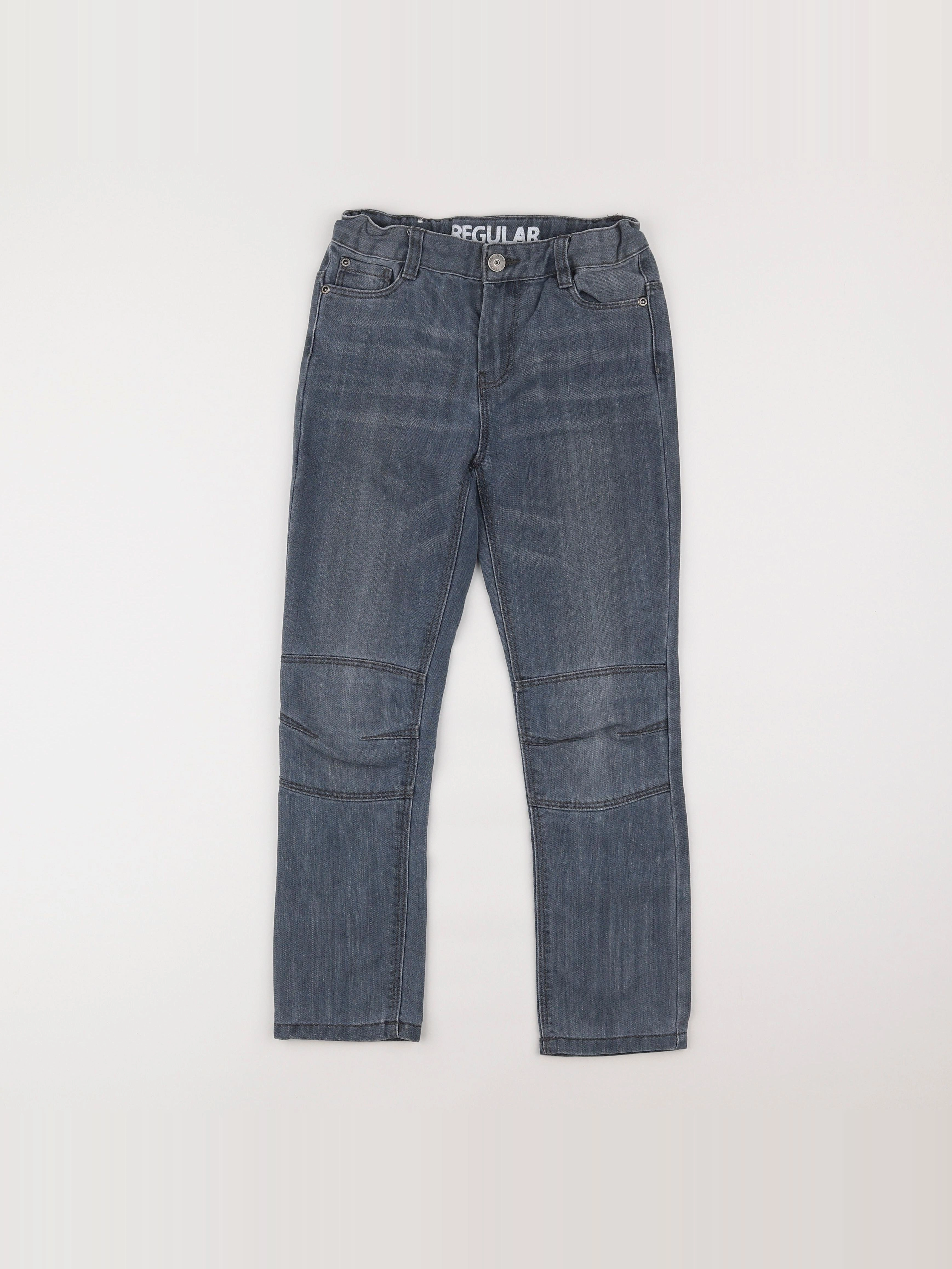 Vertbaudet - jean gris - 9 ans