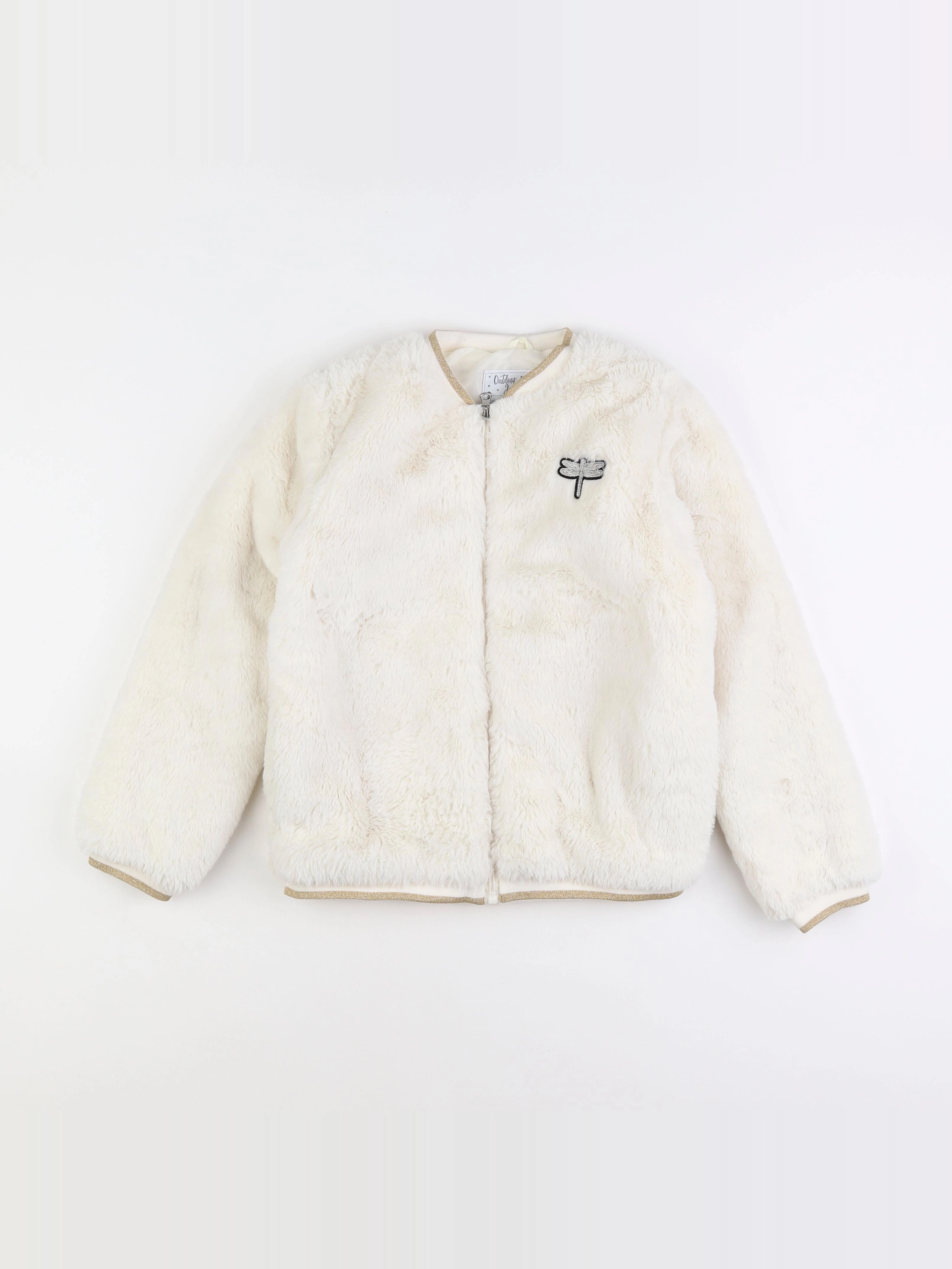 Vertbaudet - veste blanc - 10 ans