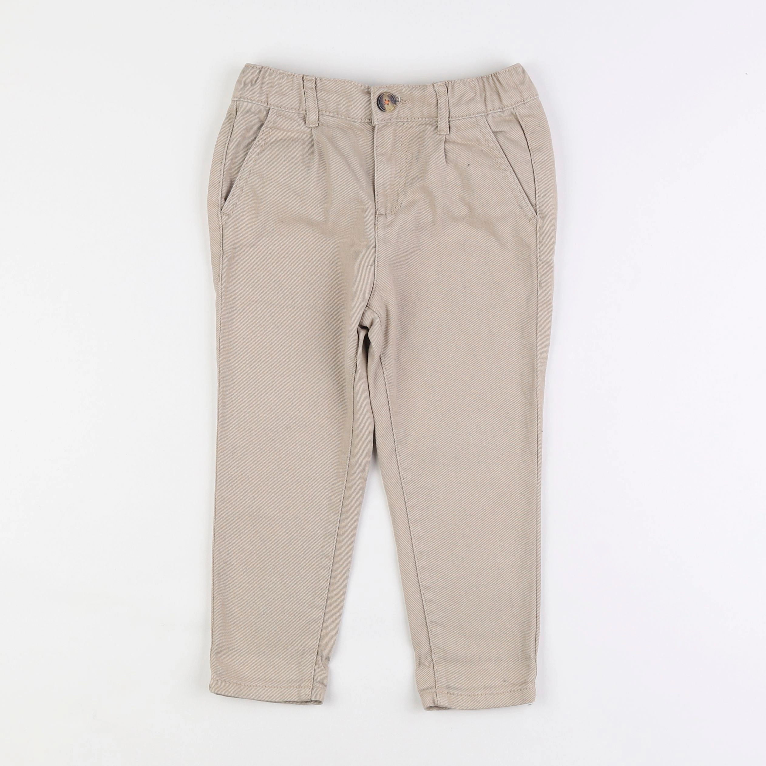 Vertbaudet - pantalon beige - 4 ans