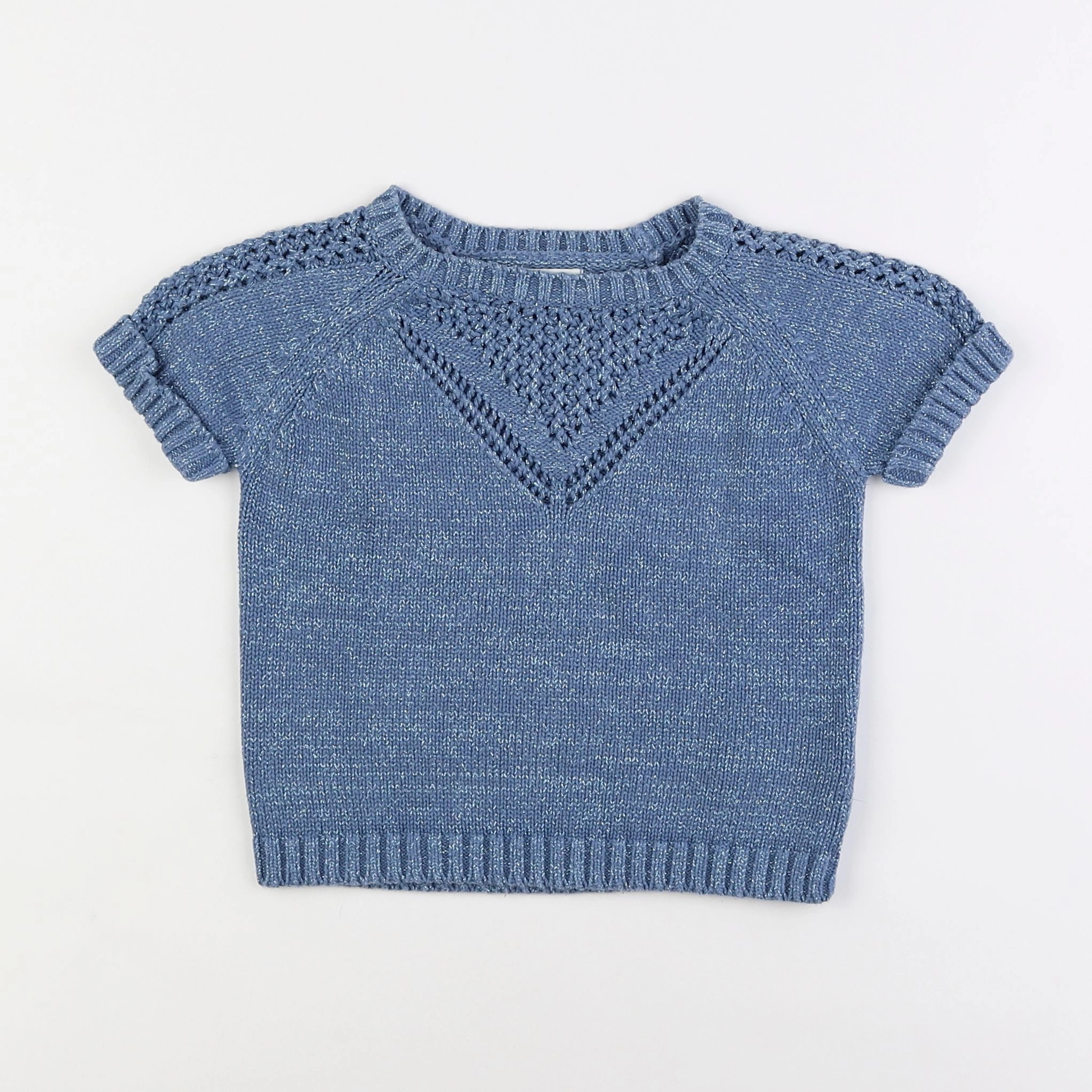 Vertbaudet - pull bleu - 5 ans