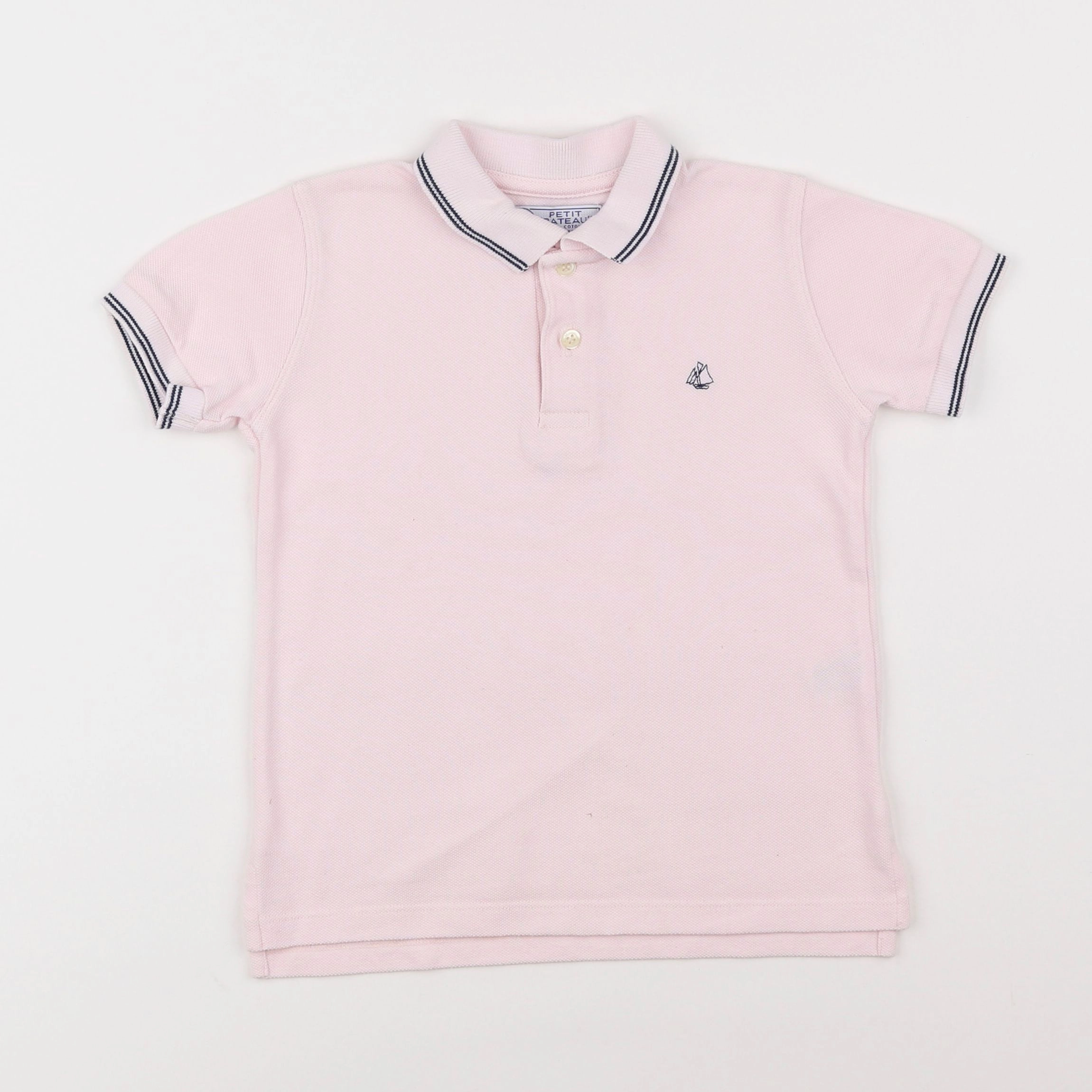 Petit Bateau - polo rose - 4 ans