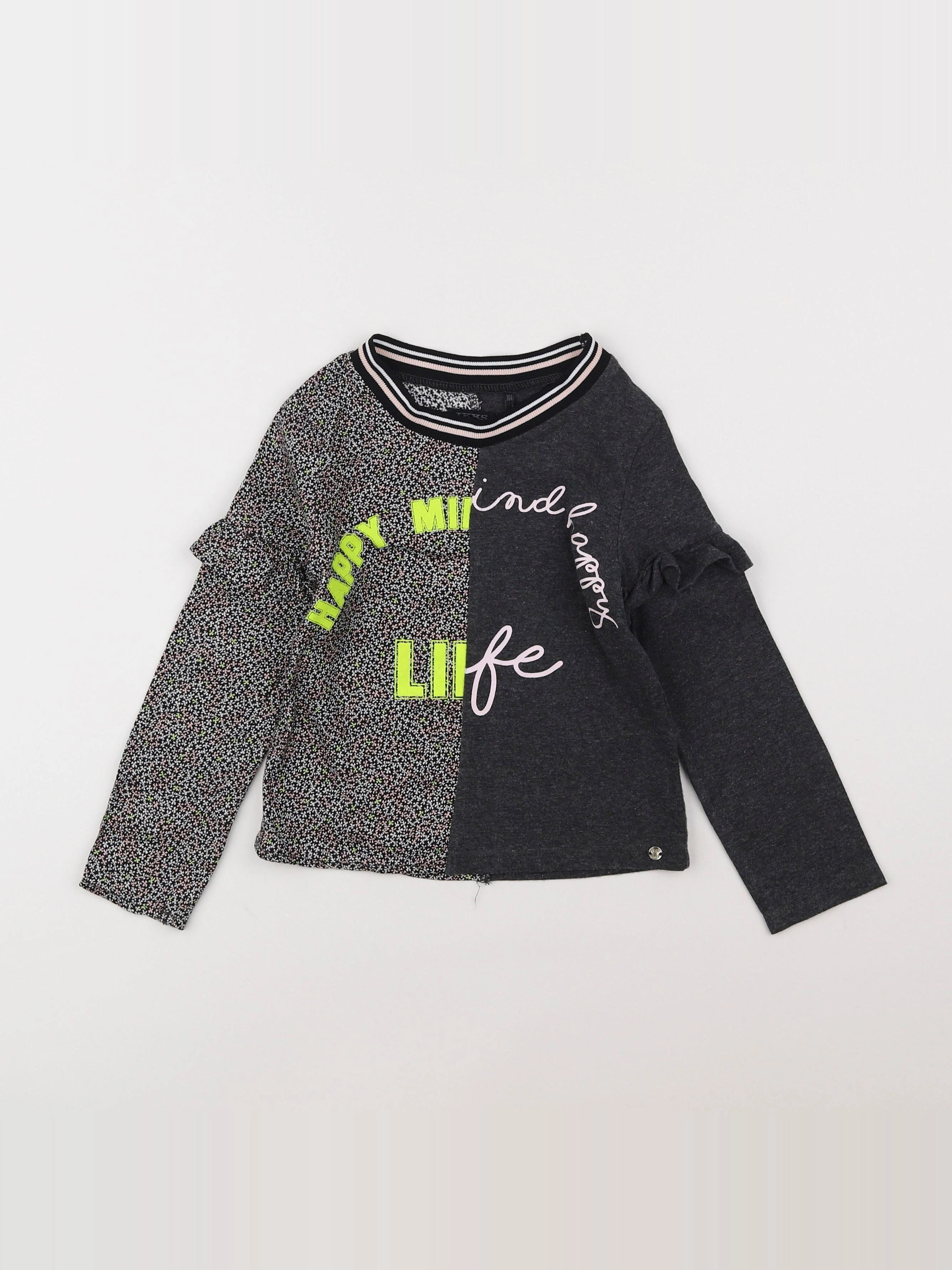 IKKS - tee-shirt gris - 4 ans