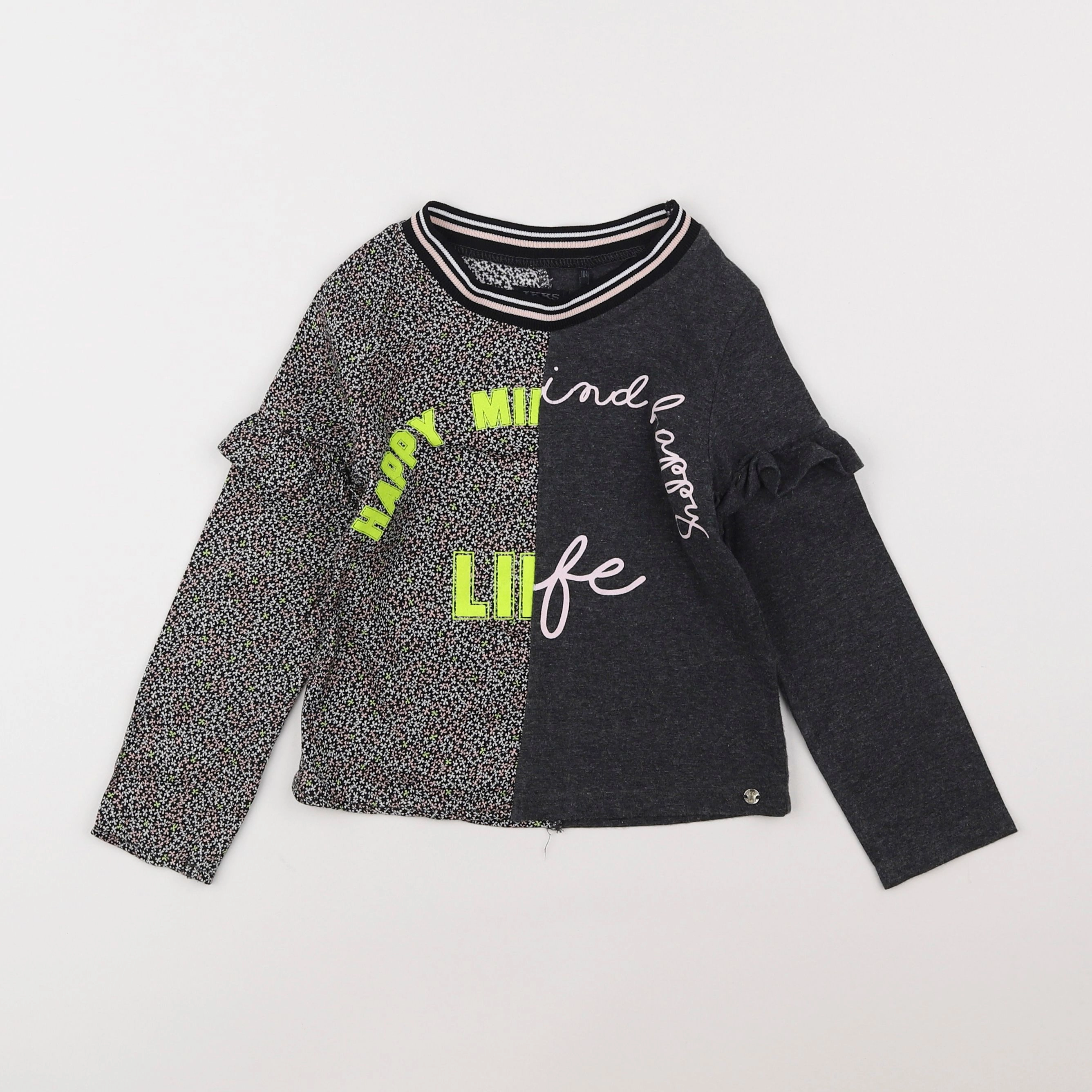 IKKS - tee-shirt gris - 4 ans
