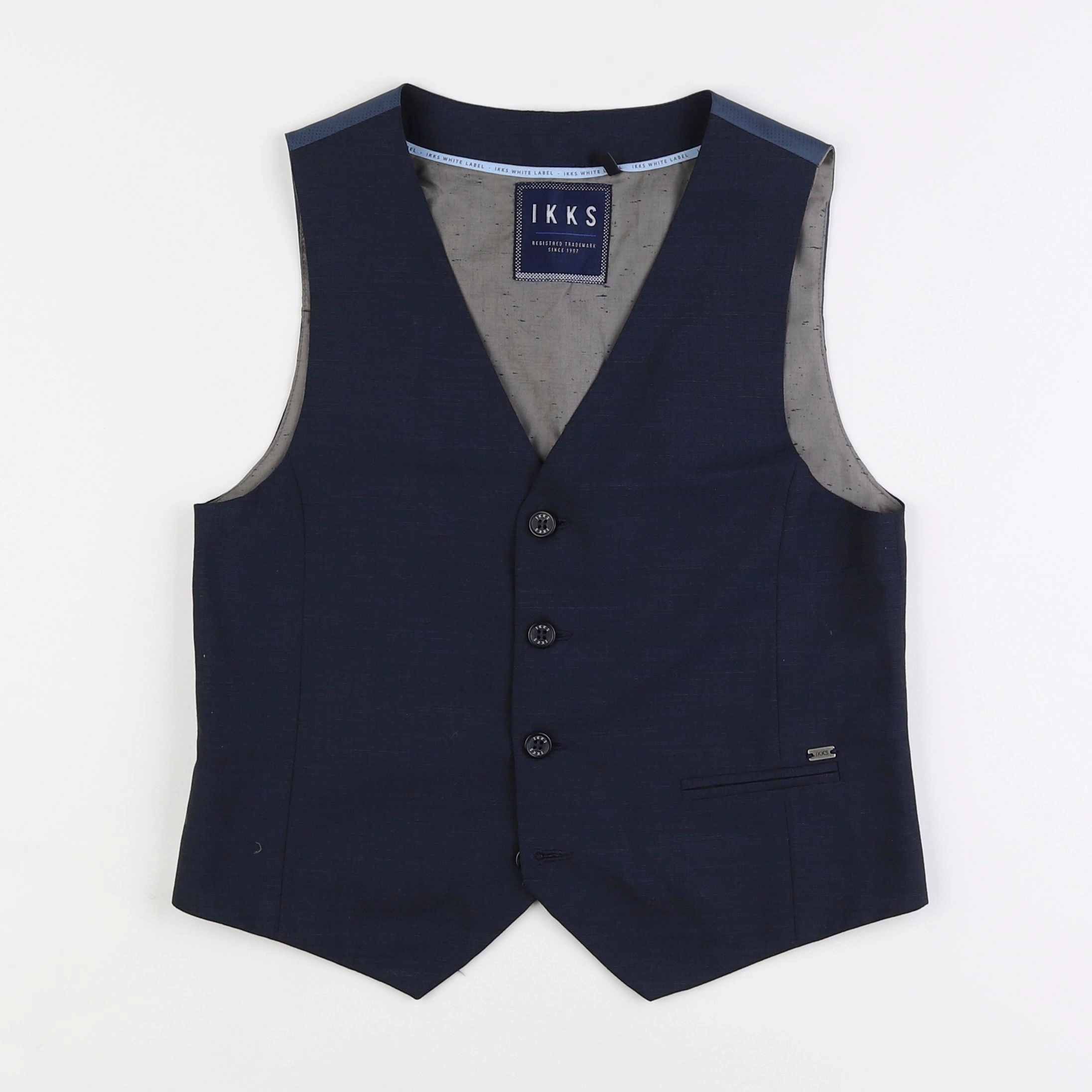 IKKS - gilet bleu - 12 ans