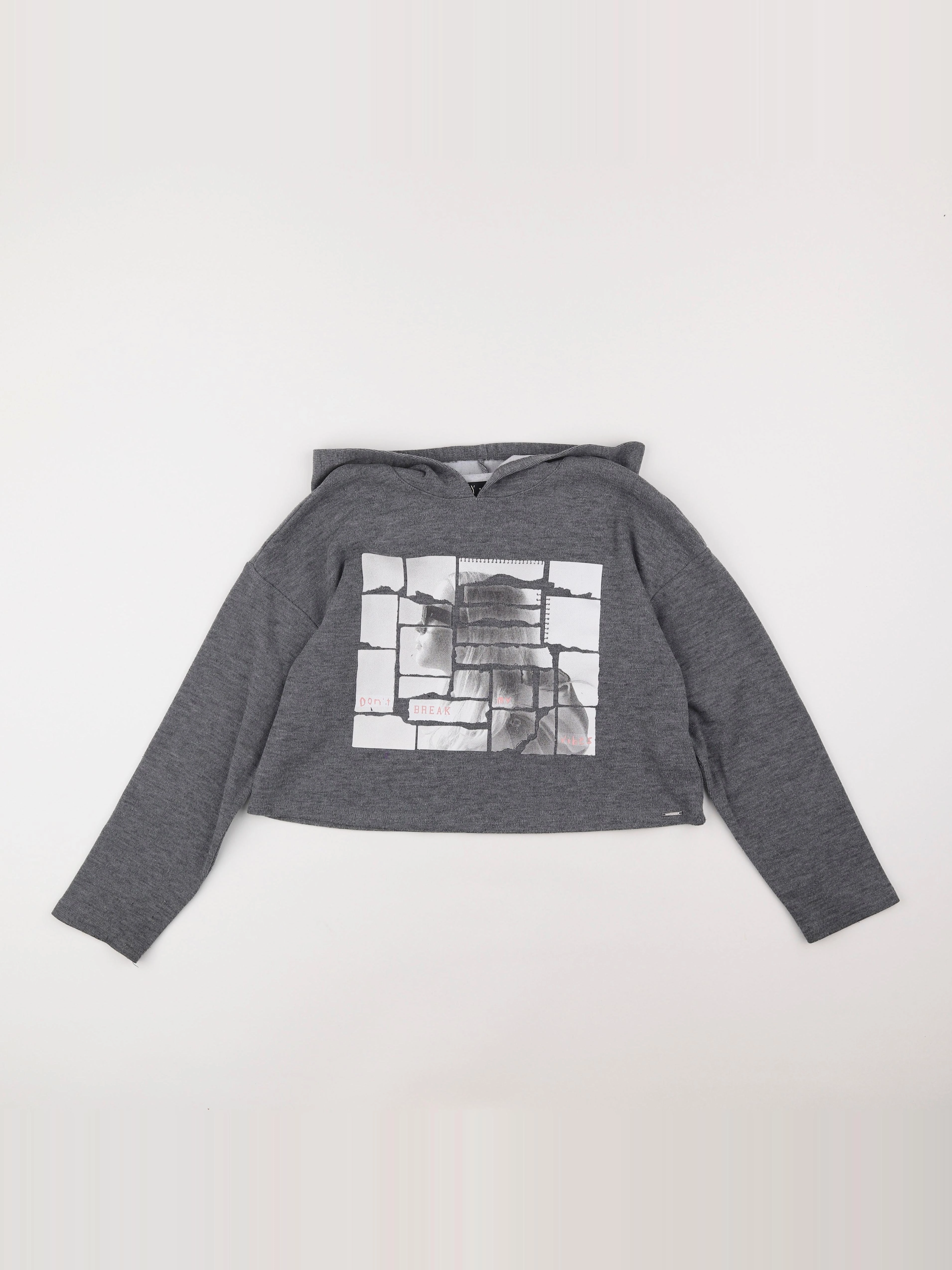 IKKS - tee-shirt gris - 10 ans