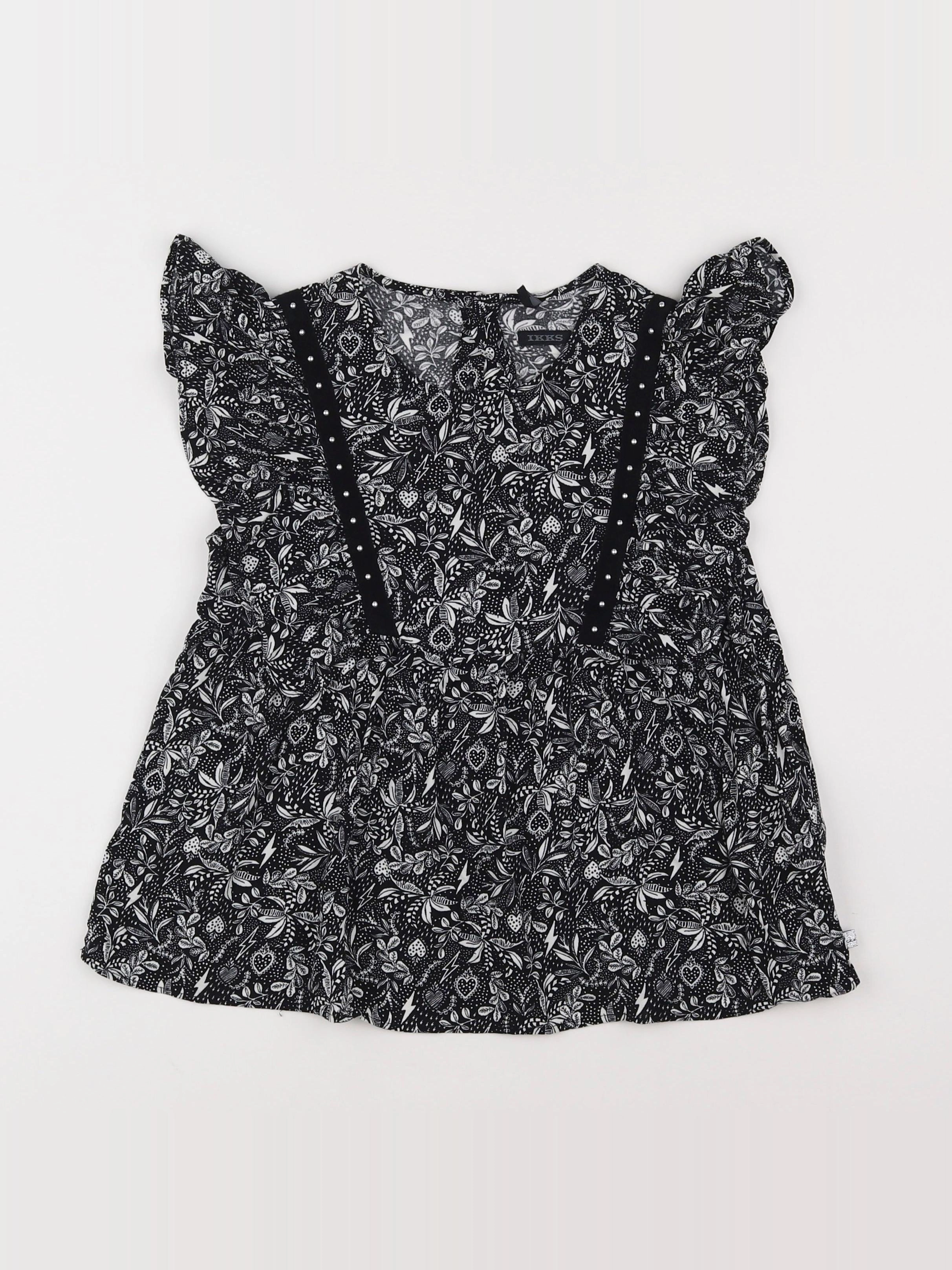 IKKS - blouse noir - 10 ans