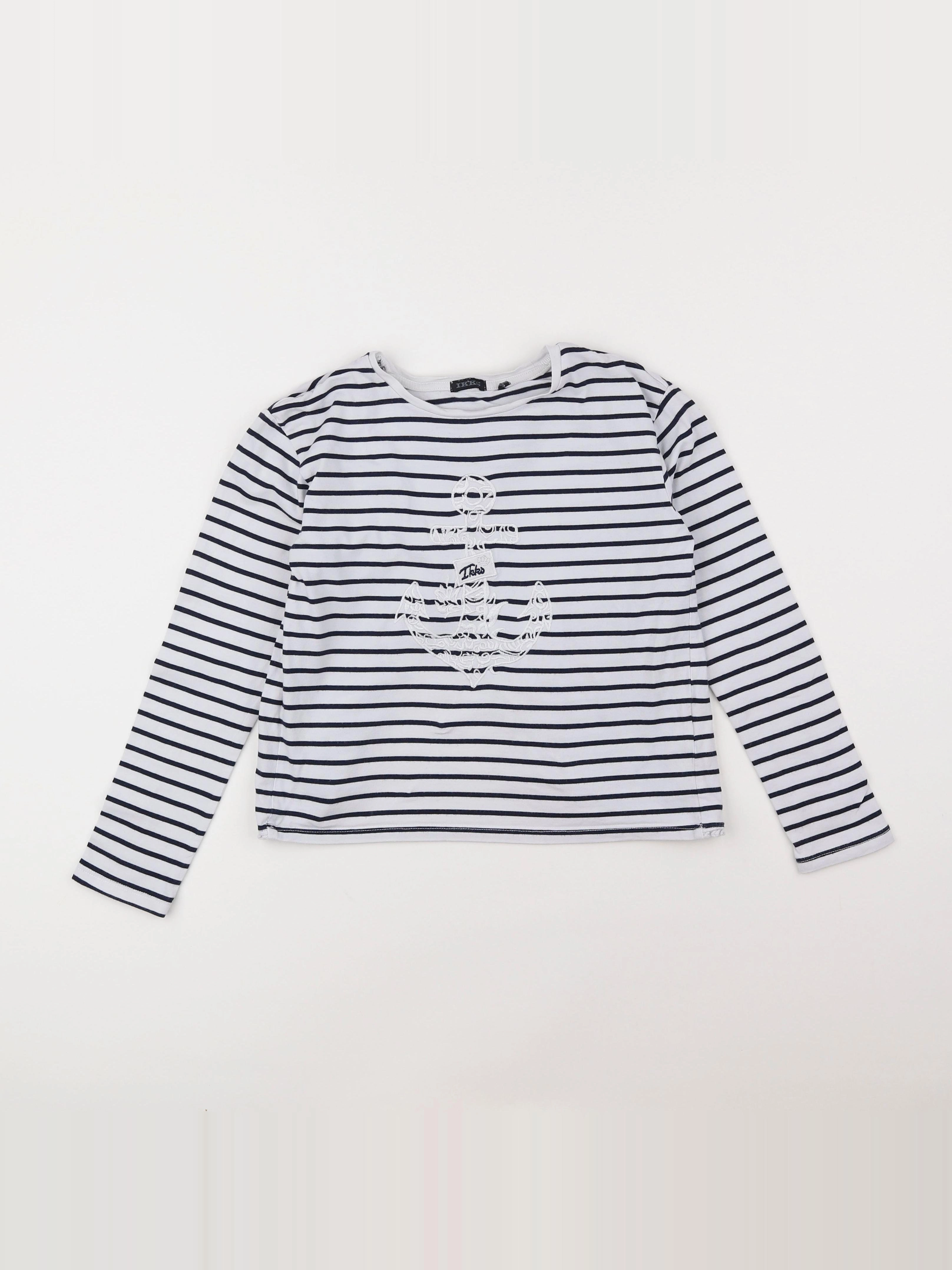 IKKS - tee-shirt blanc - 10 ans