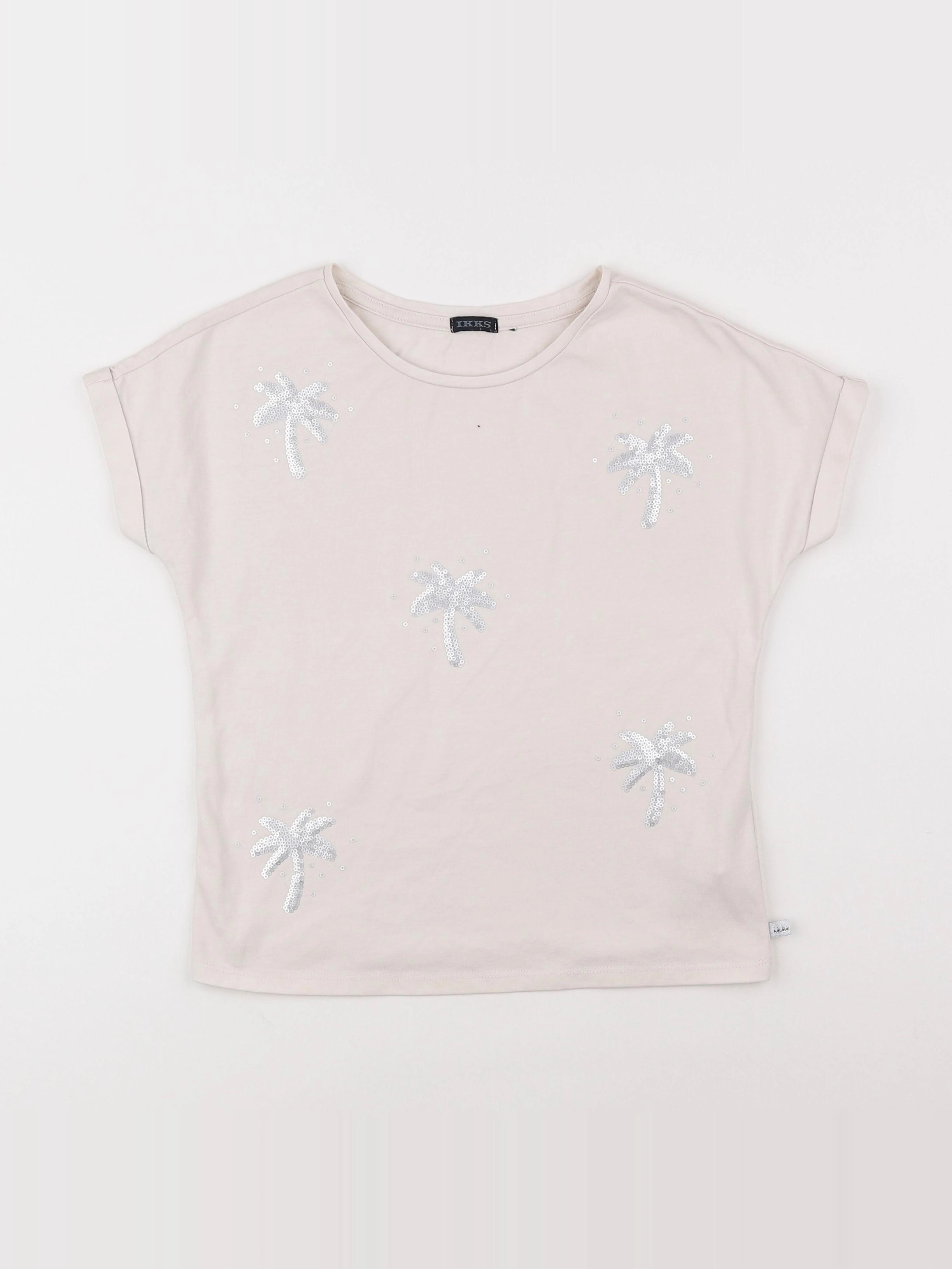 IKKS - tee-shirt blanc - 10 ans