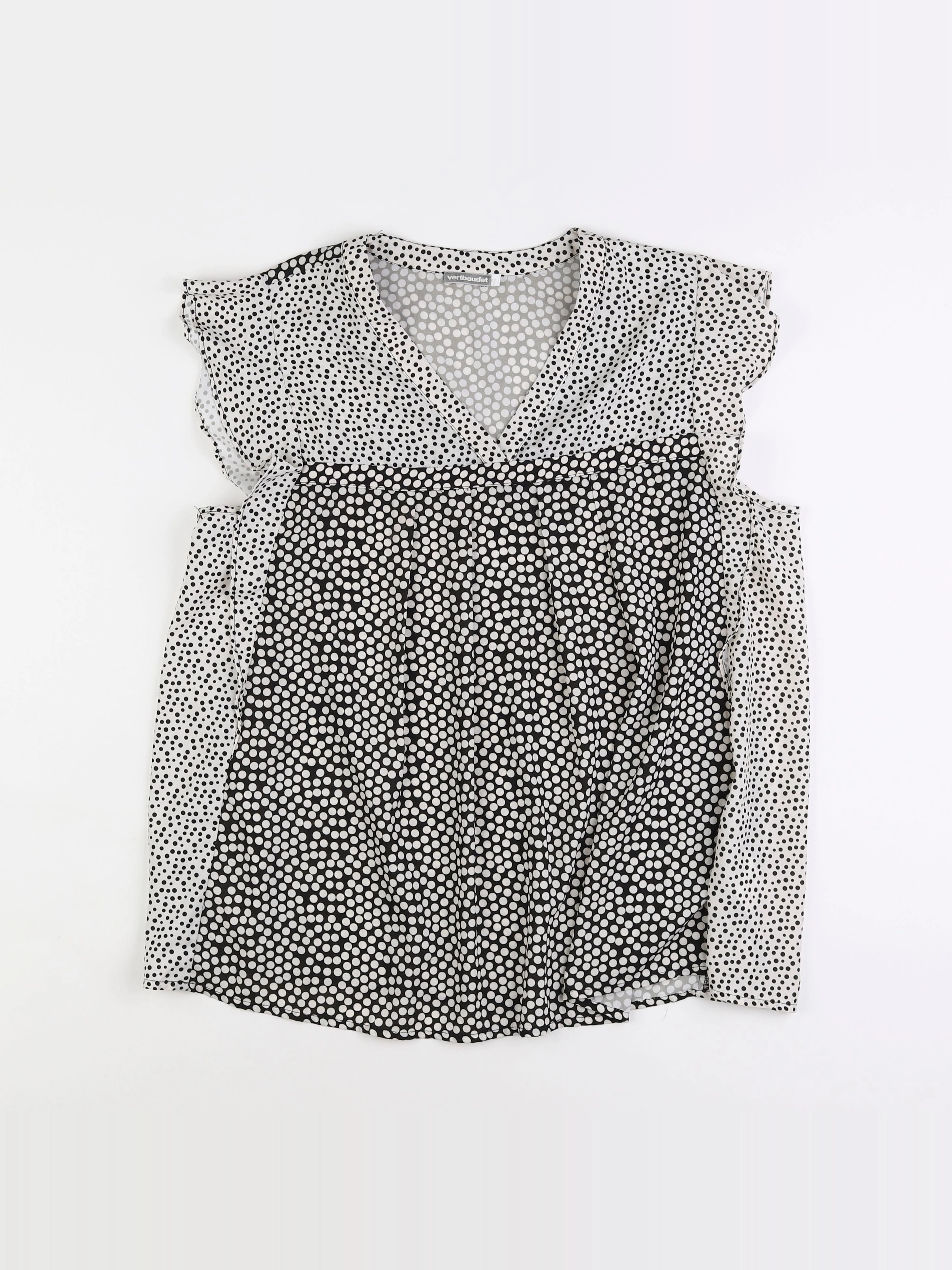 Vertbaudet - blouse grossesse blanc, noir - 42