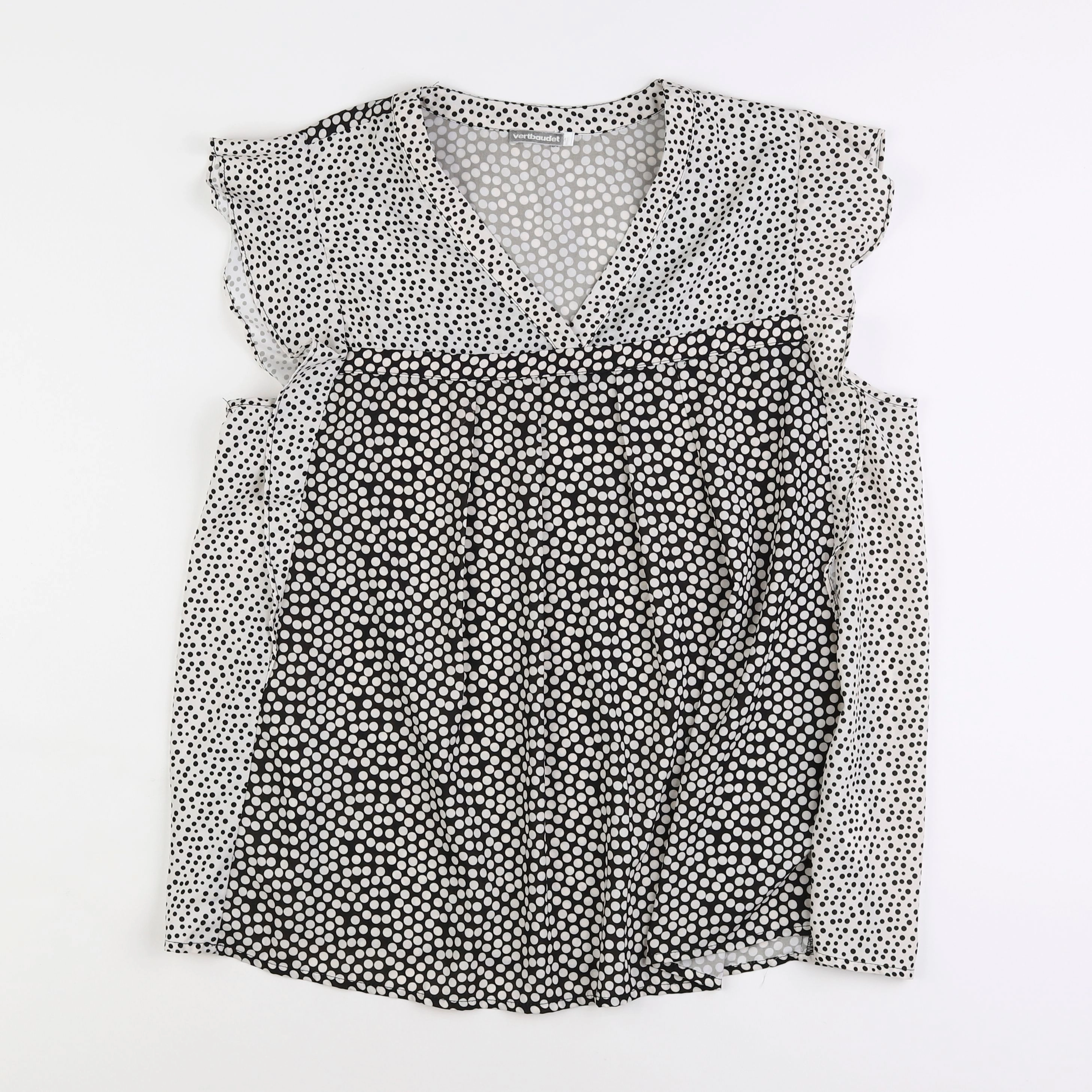 Vertbaudet - blouse grossesse blanc, noir - 42
