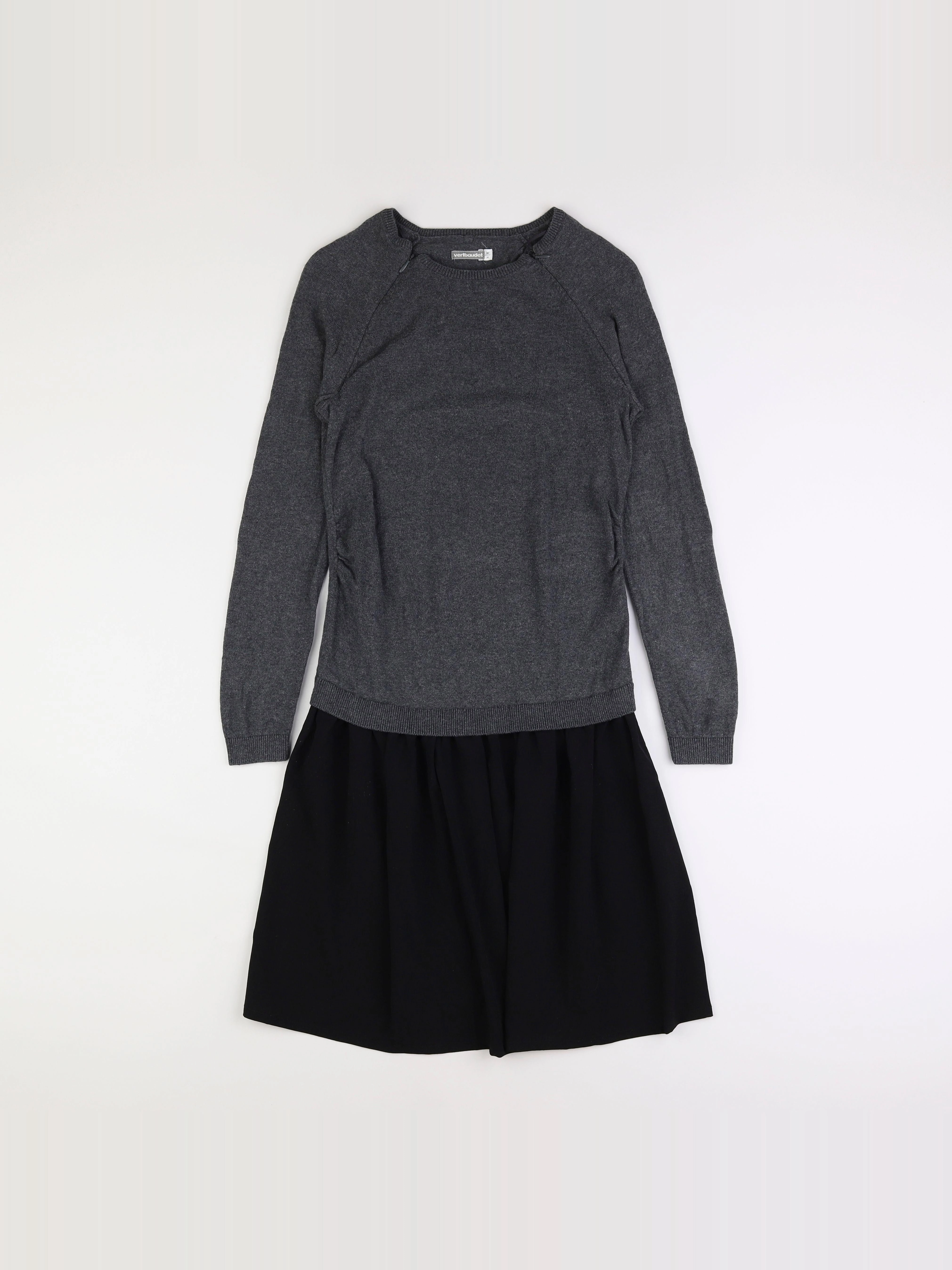 Vertbaudet - robe grossesse gris - 34 à 36