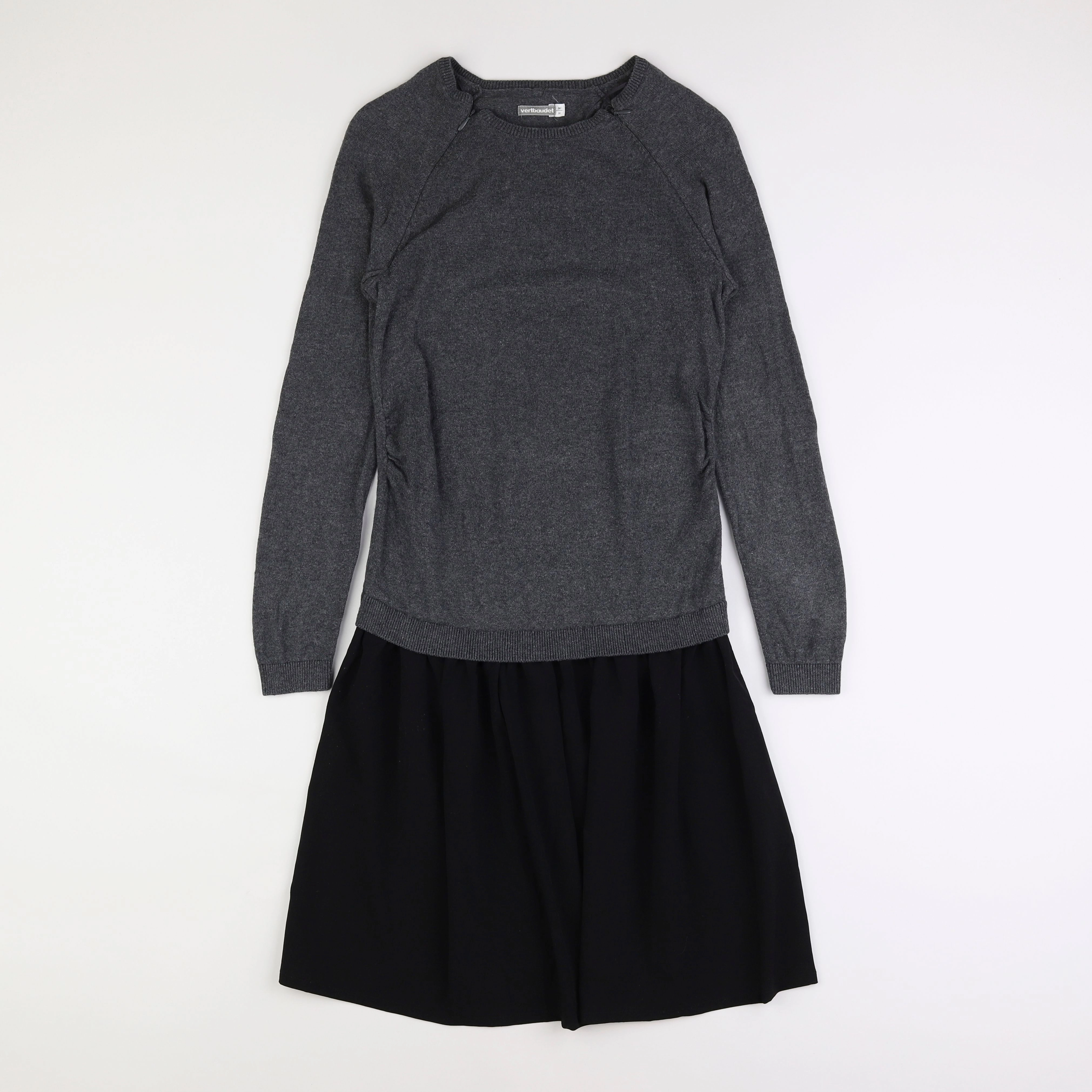 Vertbaudet - robe grossesse gris - 34 à 36