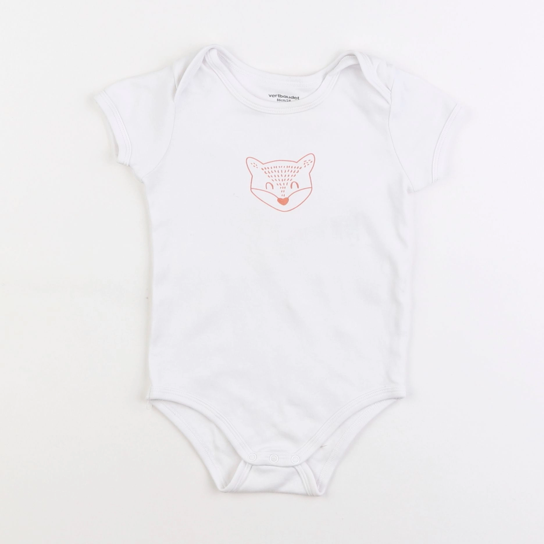 Vertbaudet - body blanc - 2 ans