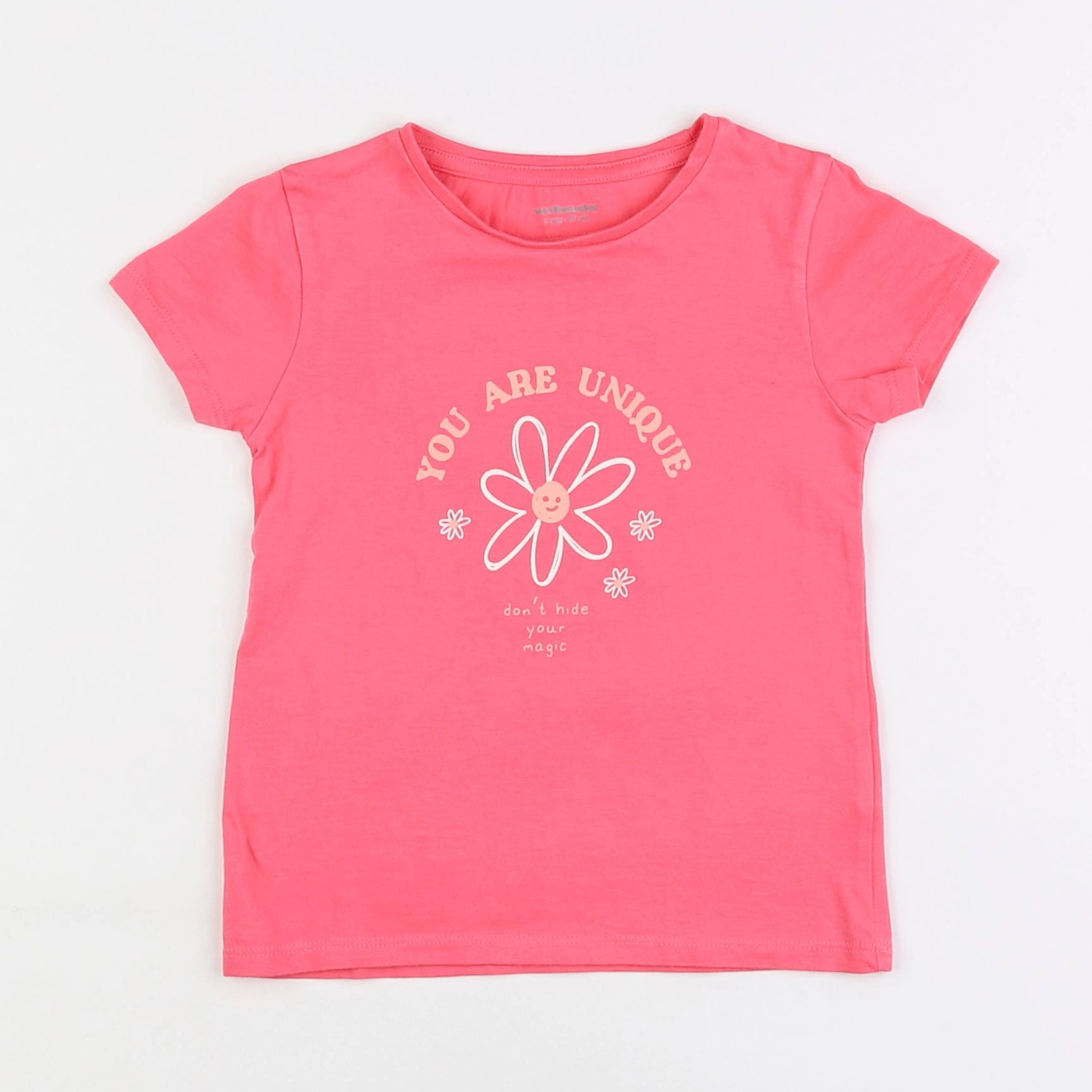 Vertbaudet - tee-shirt rose - 3 ans