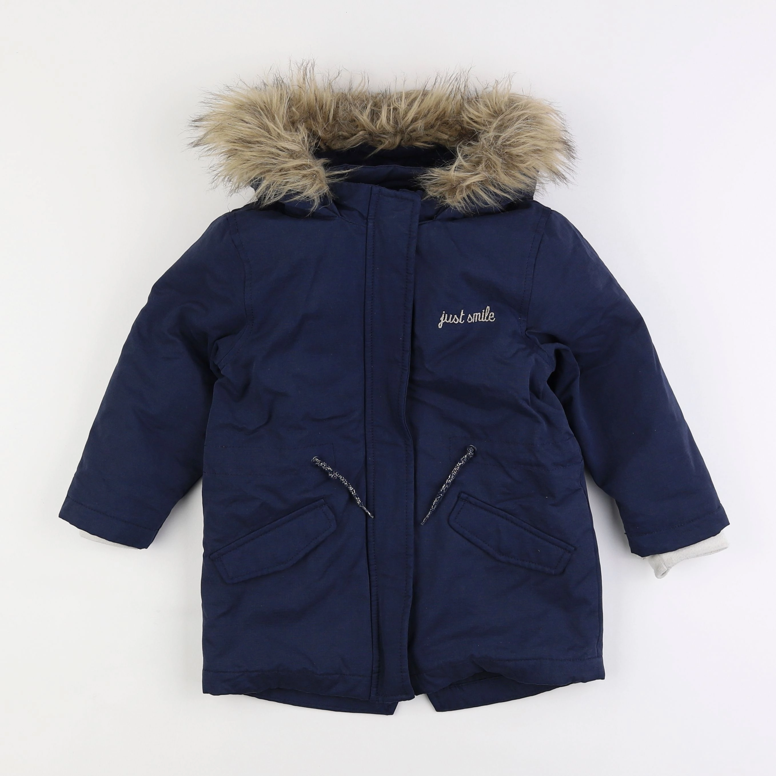 Vertbaudet - parka bleu - 5 ans