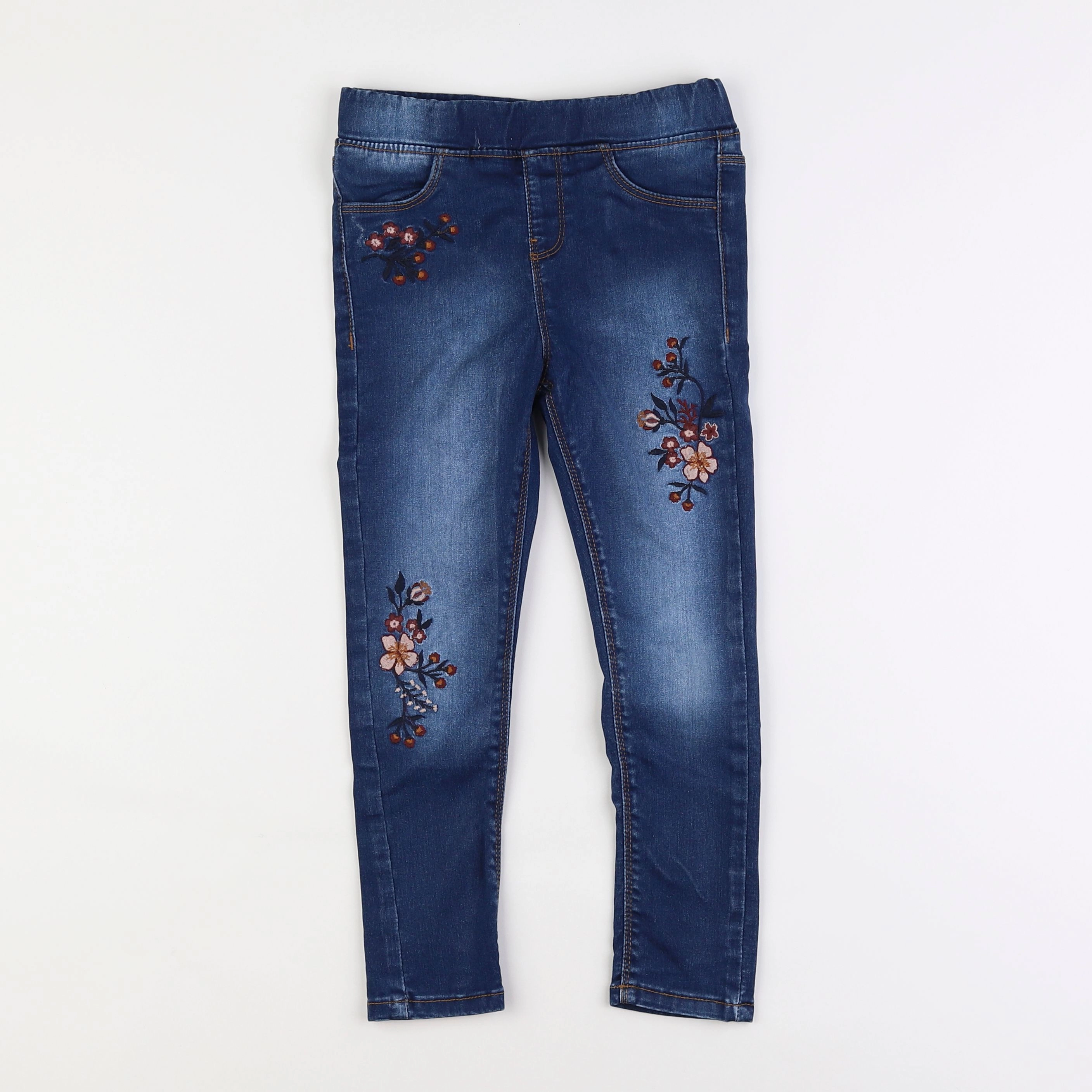 Vertbaudet - jegging bleu - 6 ans