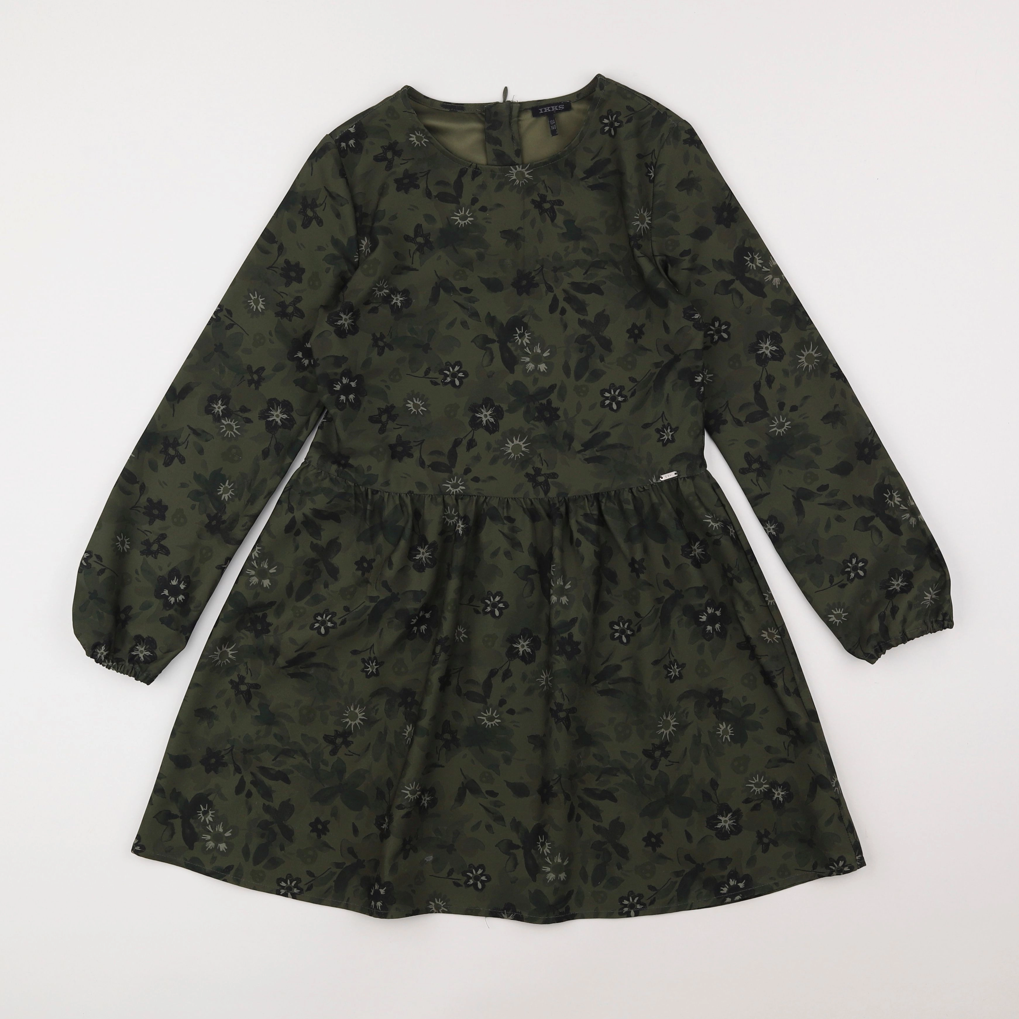 IKKS - robe vert - 10 ans