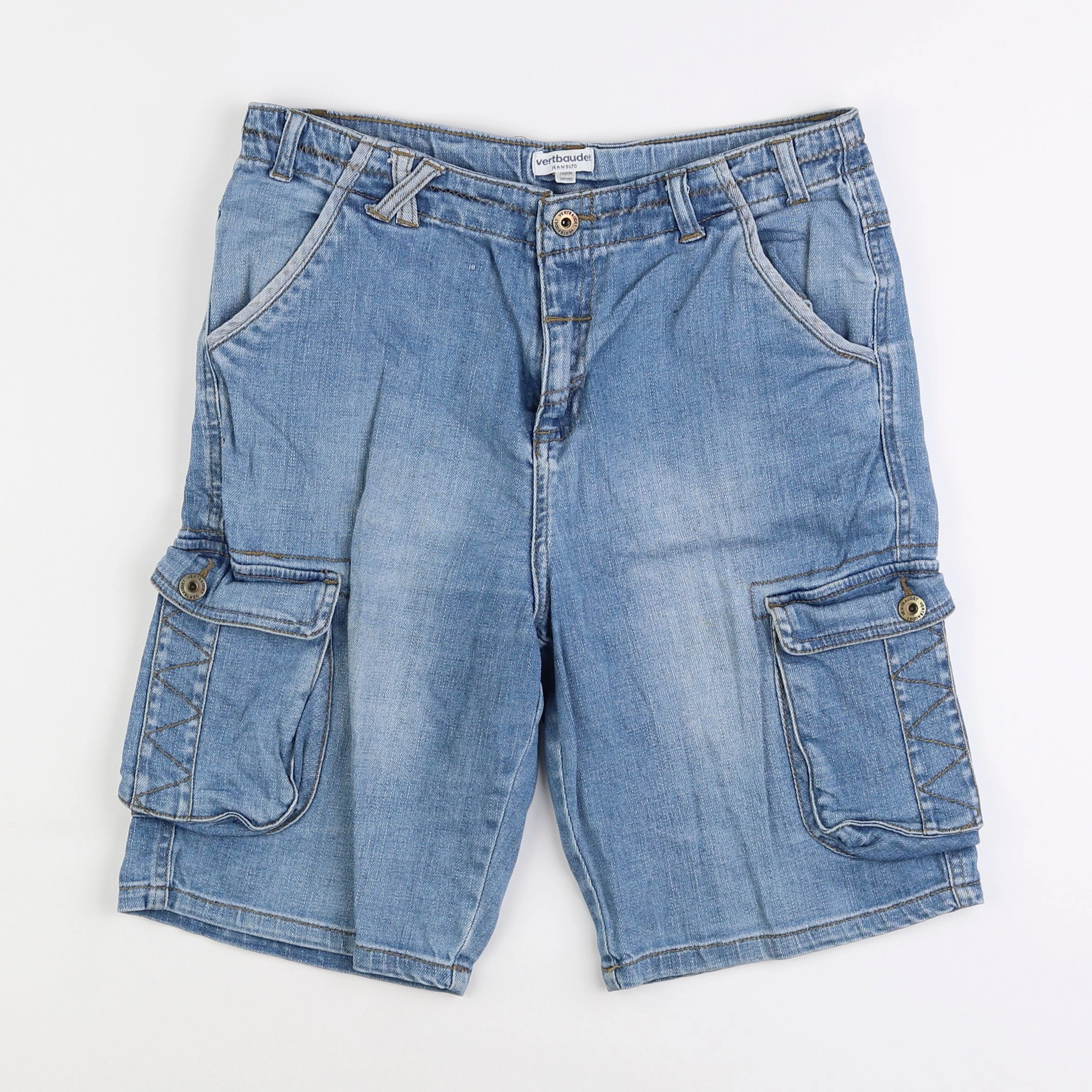 Vertbaudet - short bleu - 14 ans