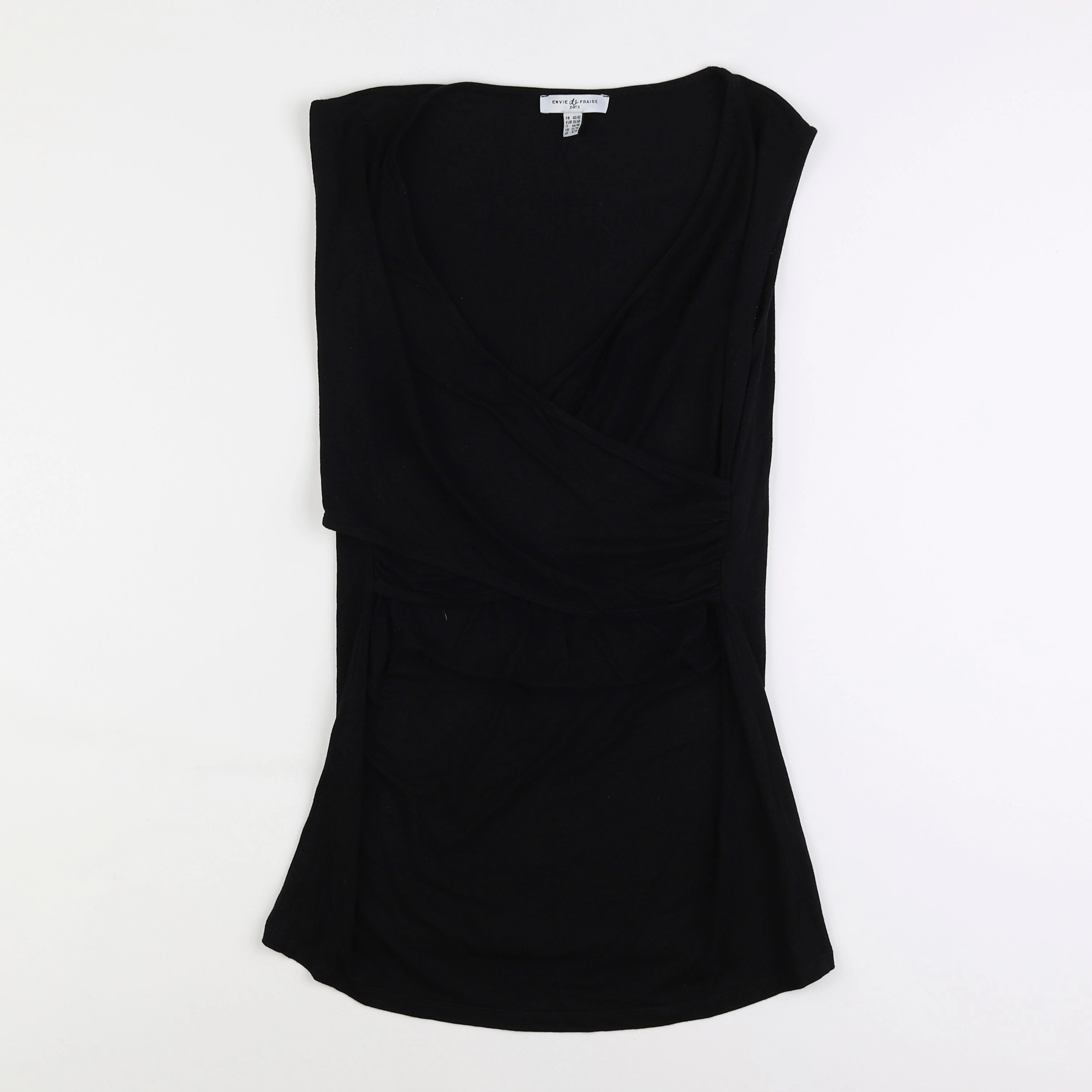 Envie de fraise - tee-shirt grossesse noir - 40 à 42