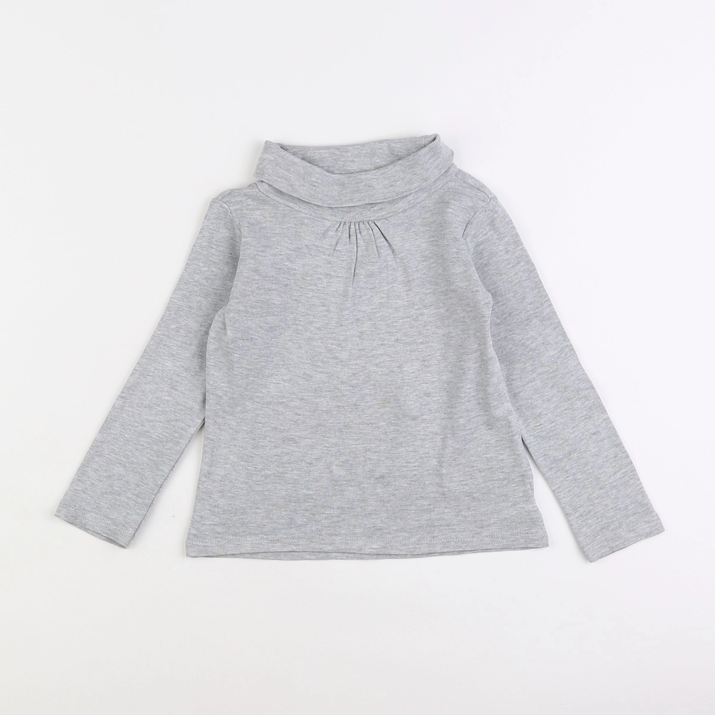 Vertbaudet - sous-pull gris - 4 ans