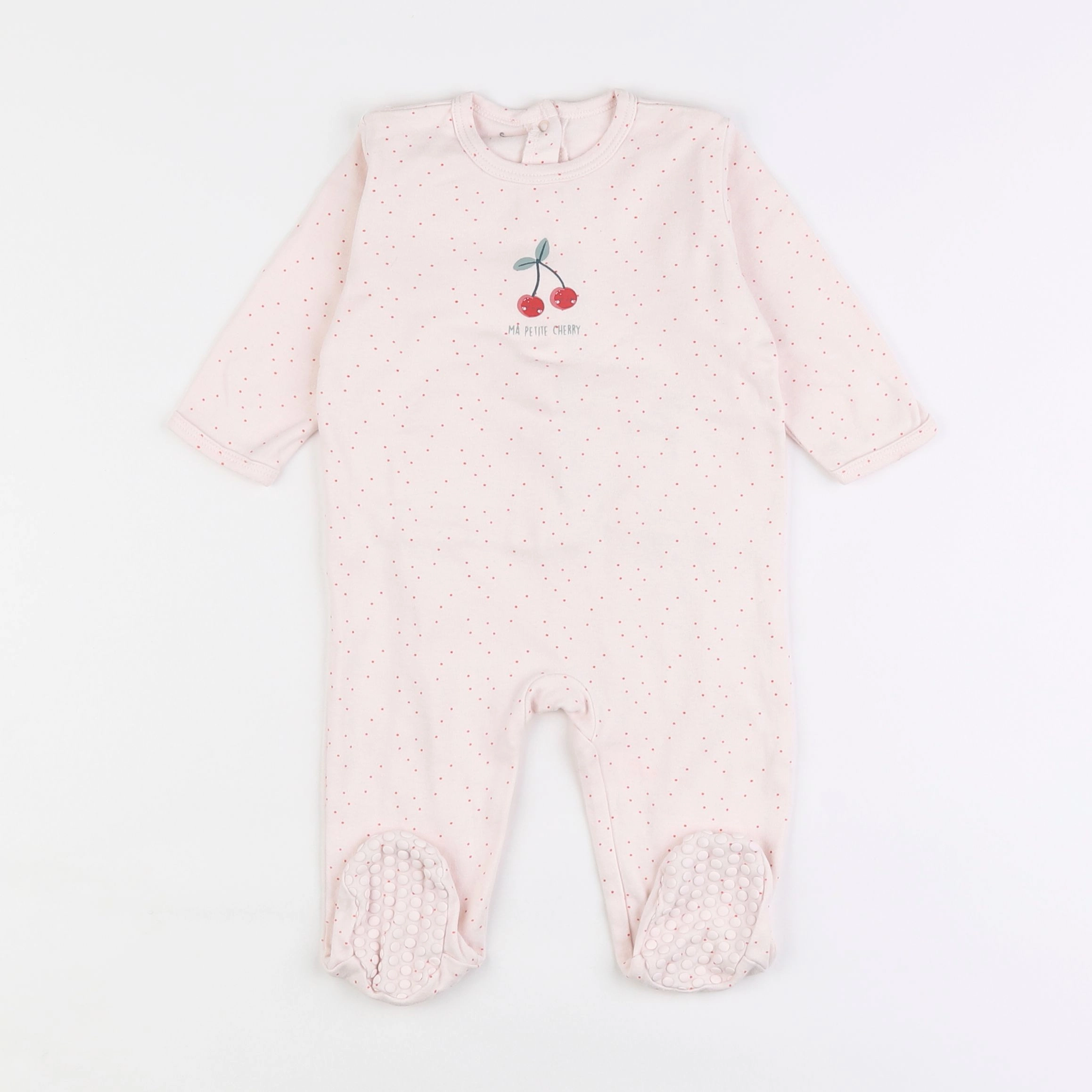 Vertbaudet - pyjama coton rose - 6 mois