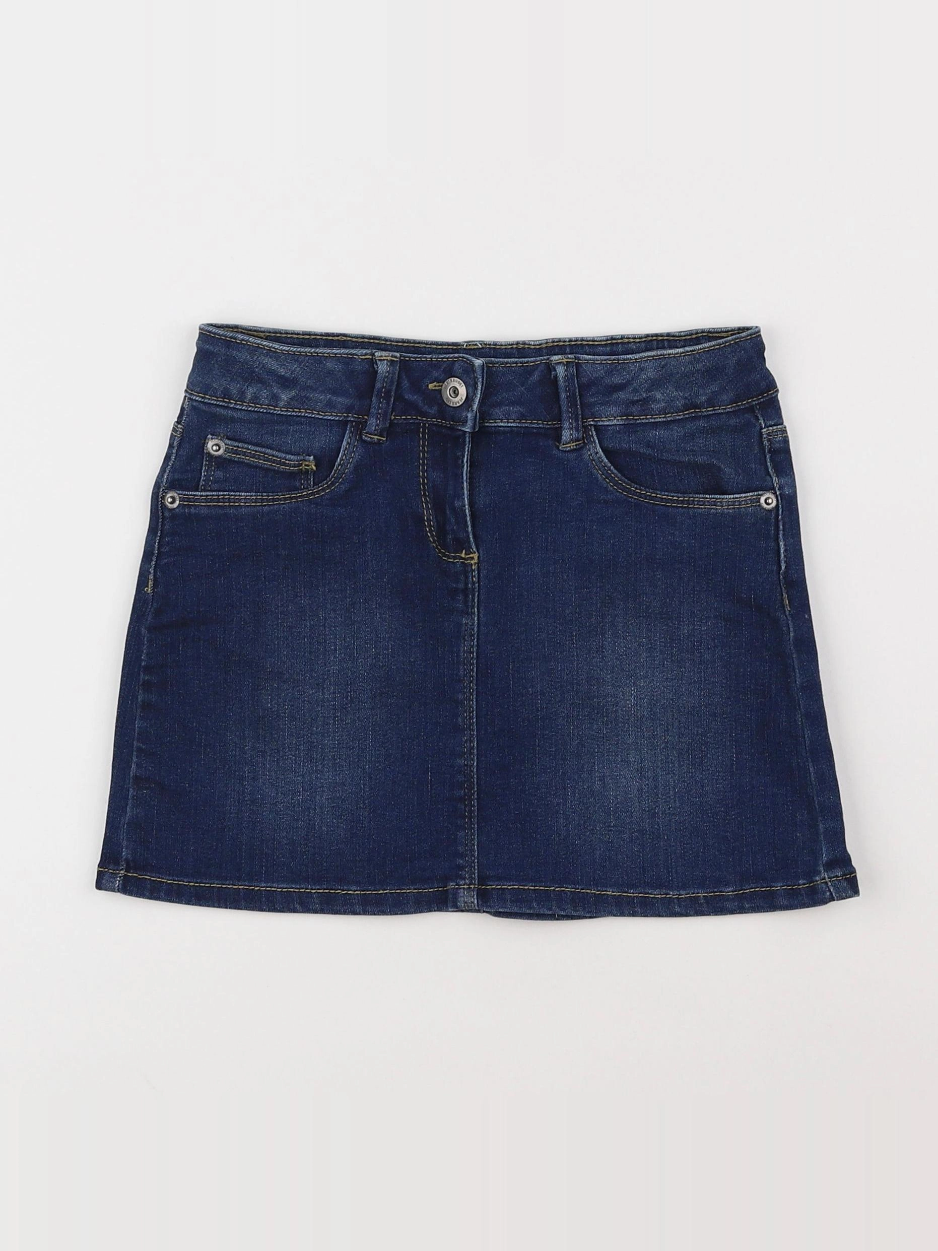 Vertbaudet - jupe bleu - 7 ans