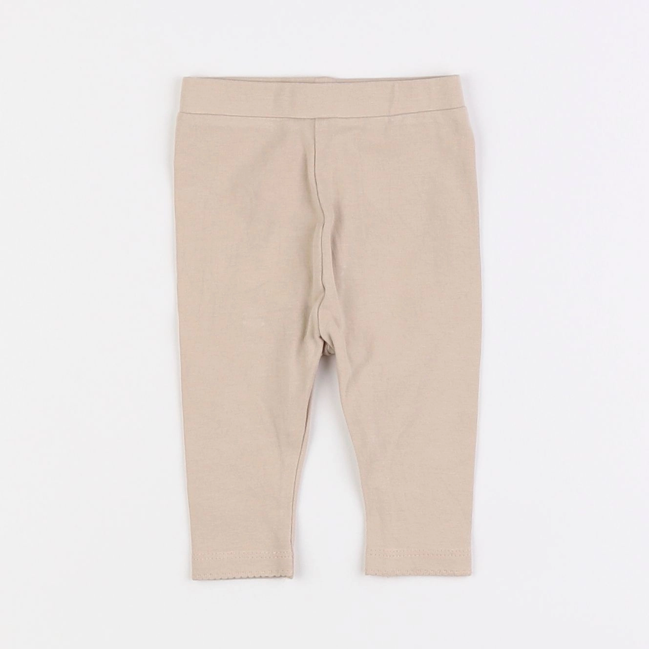 Vertbaudet - legging beige - 3 mois