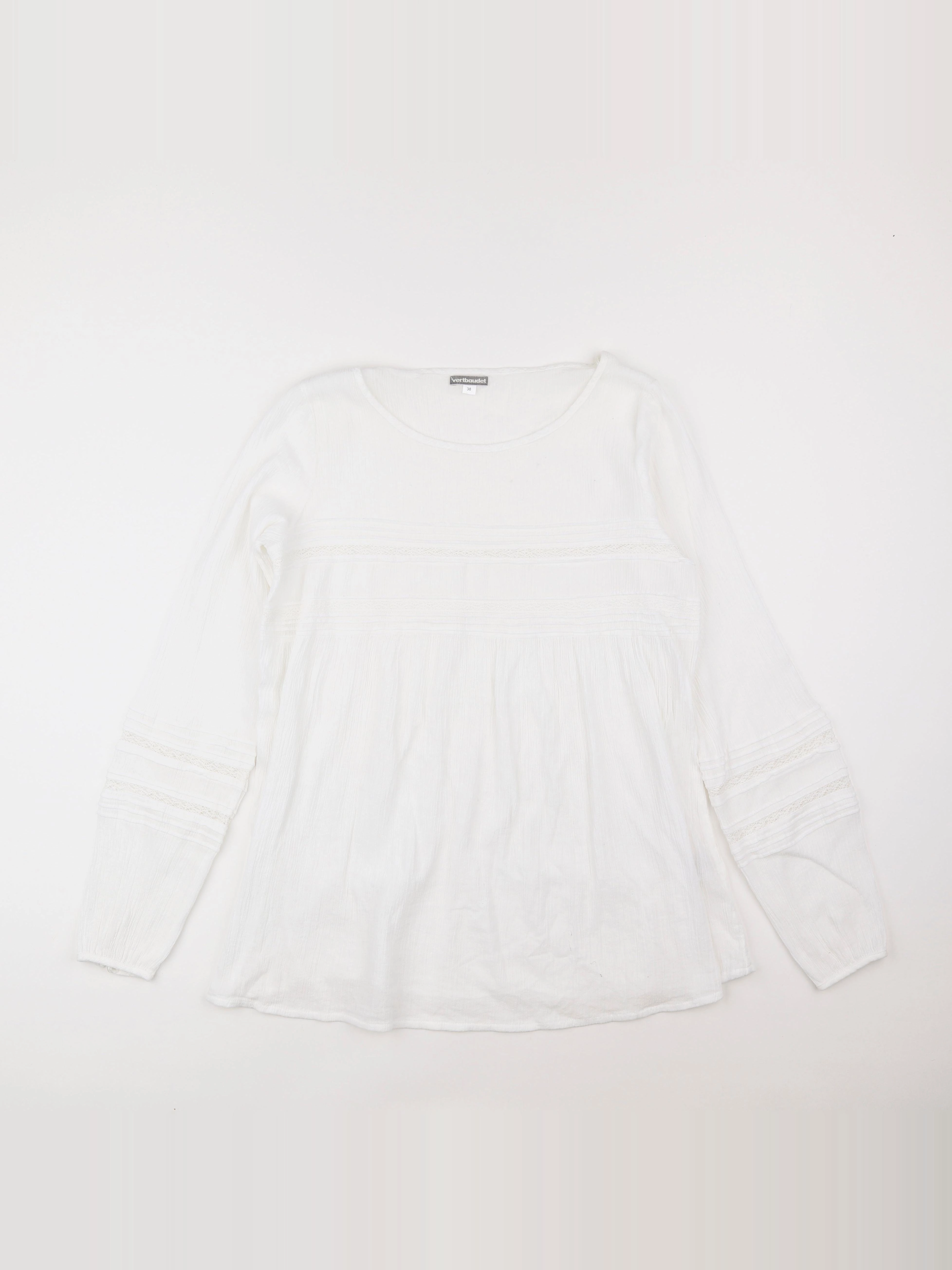 Vertbaudet - blouse grossesse blanc - 38