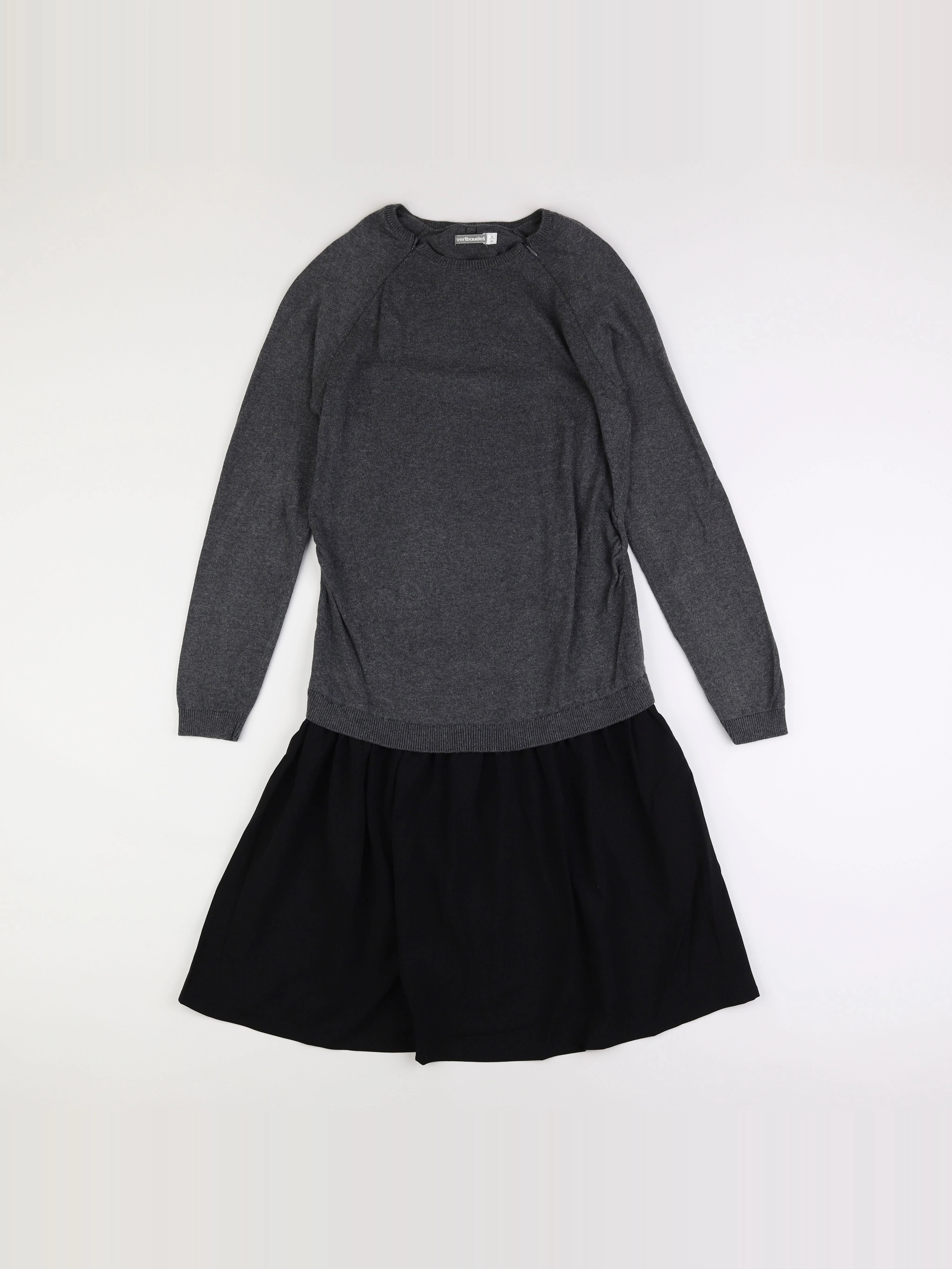 Vertbaudet - robe grossesse gris - 38 à 40