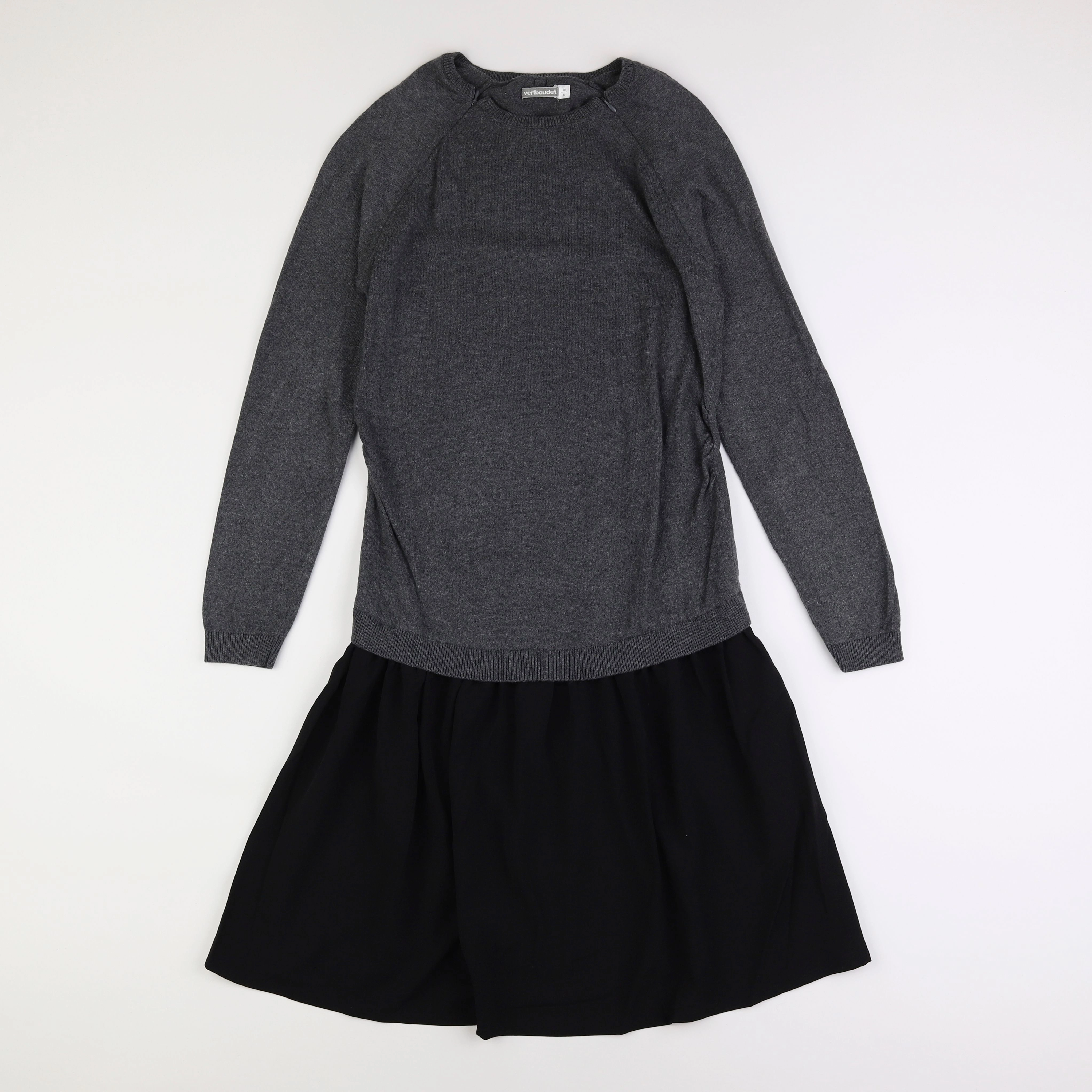 Vertbaudet - robe grossesse gris - 38 à 40