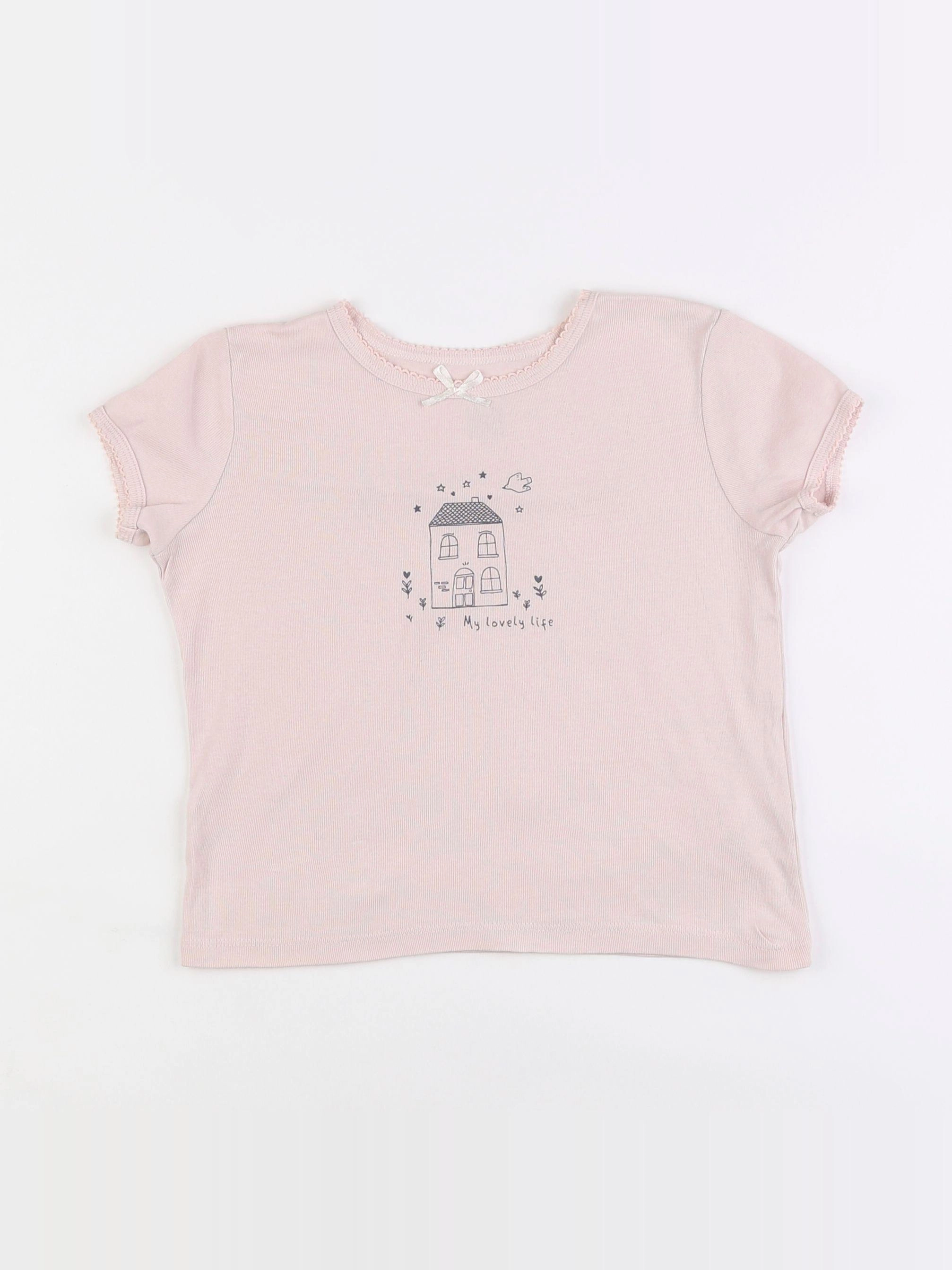 La Redoute - maillot de corps rose - 6 ans