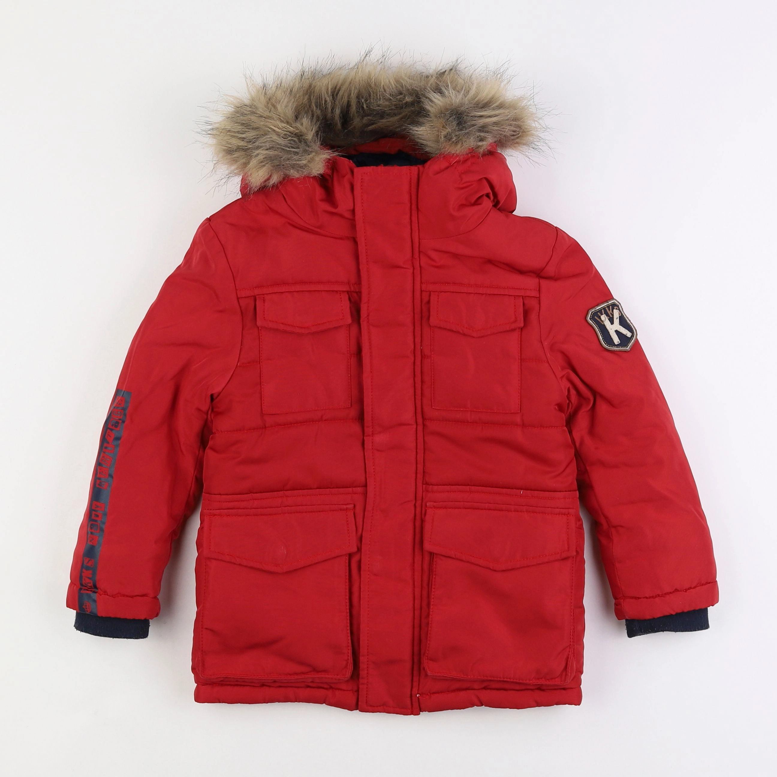 IKKS - parka rouge - 4 ans