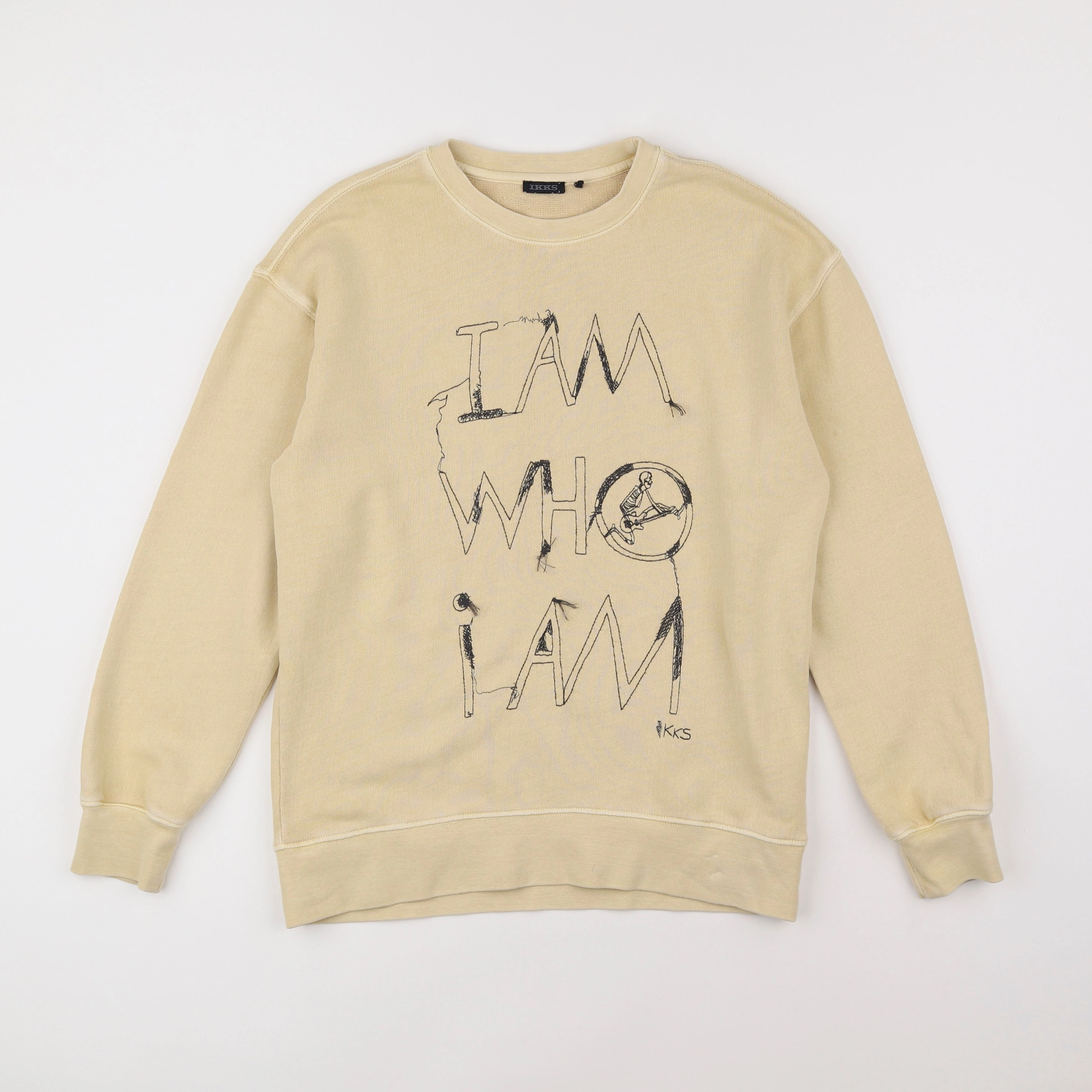 IKKS - sweat jaune - 12 ans