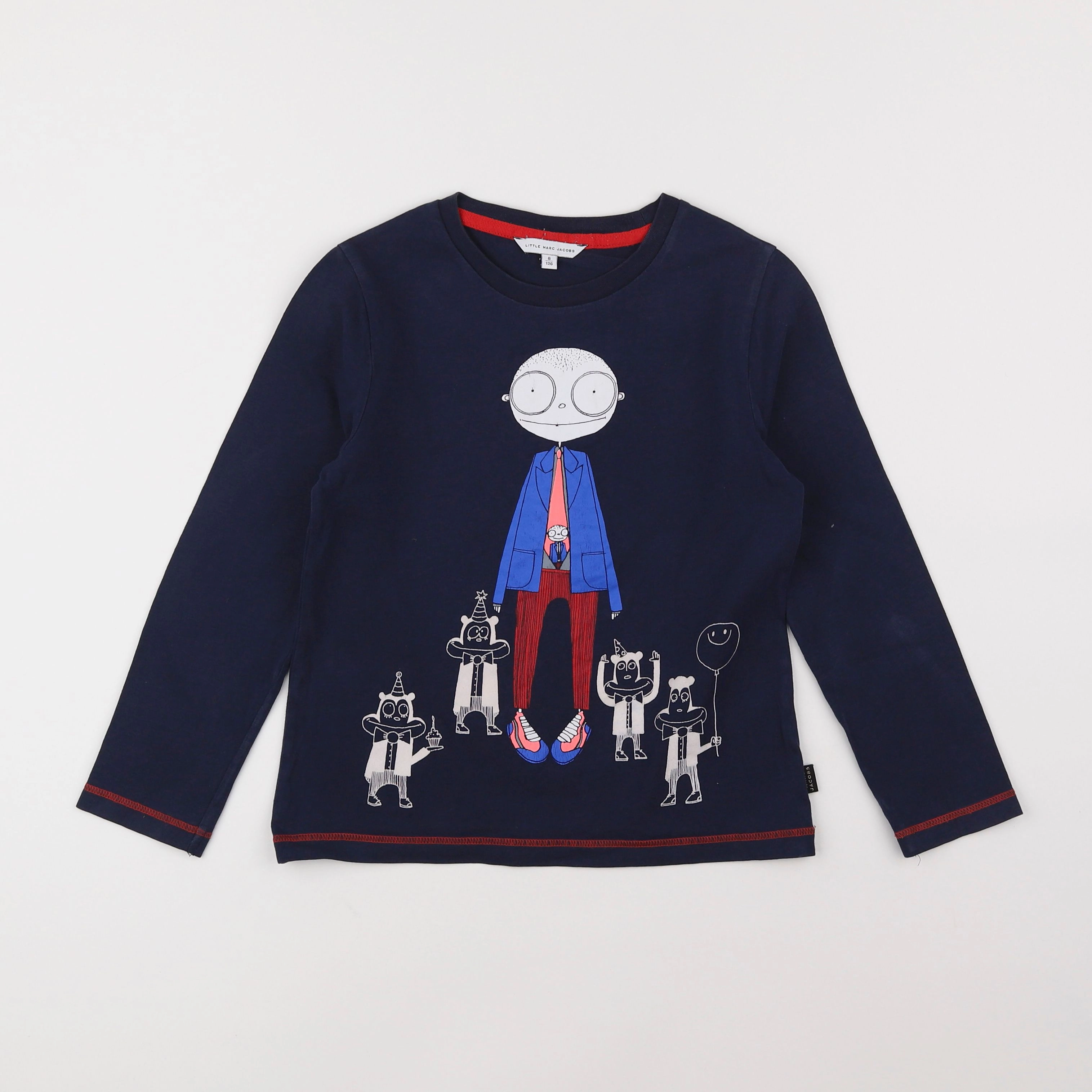 Little marc jacobs - tee-shirt bleu - 8 ans