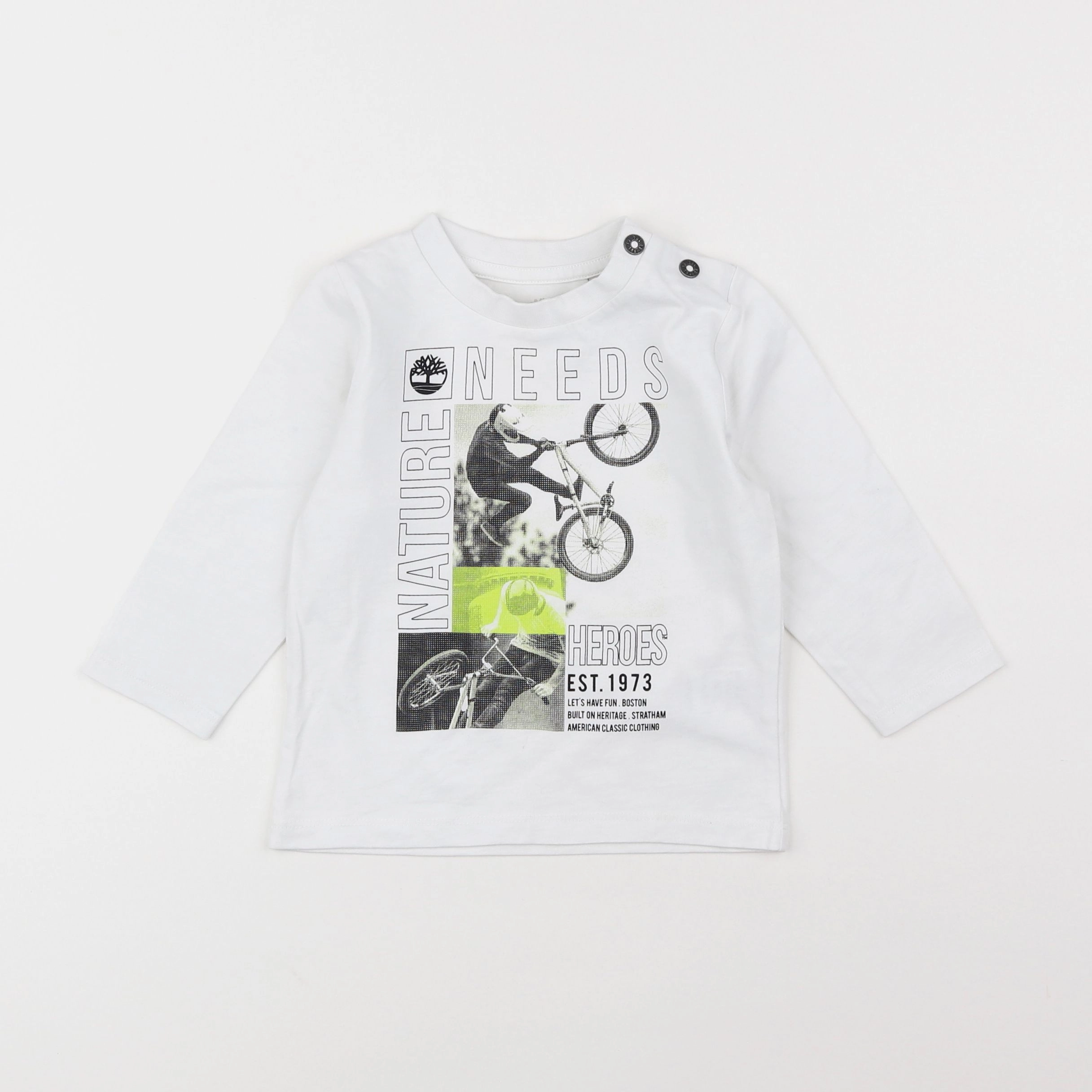 Timberland - tee-shirt blanc - 18 mois